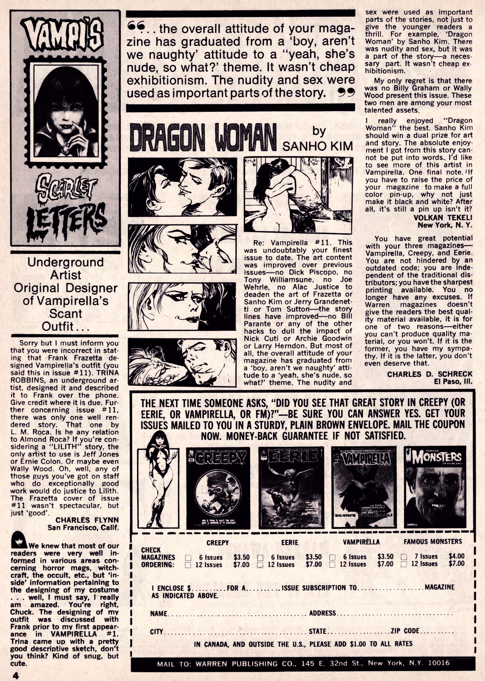 Read online Vampirella (1969) comic -  Issue #13 - 4