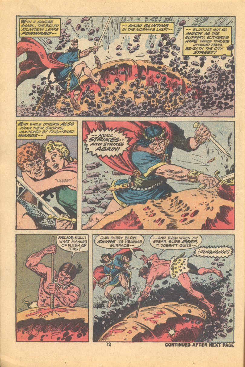 Read online Kull, the Conqueror (1971) comic -  Issue #6 - 11