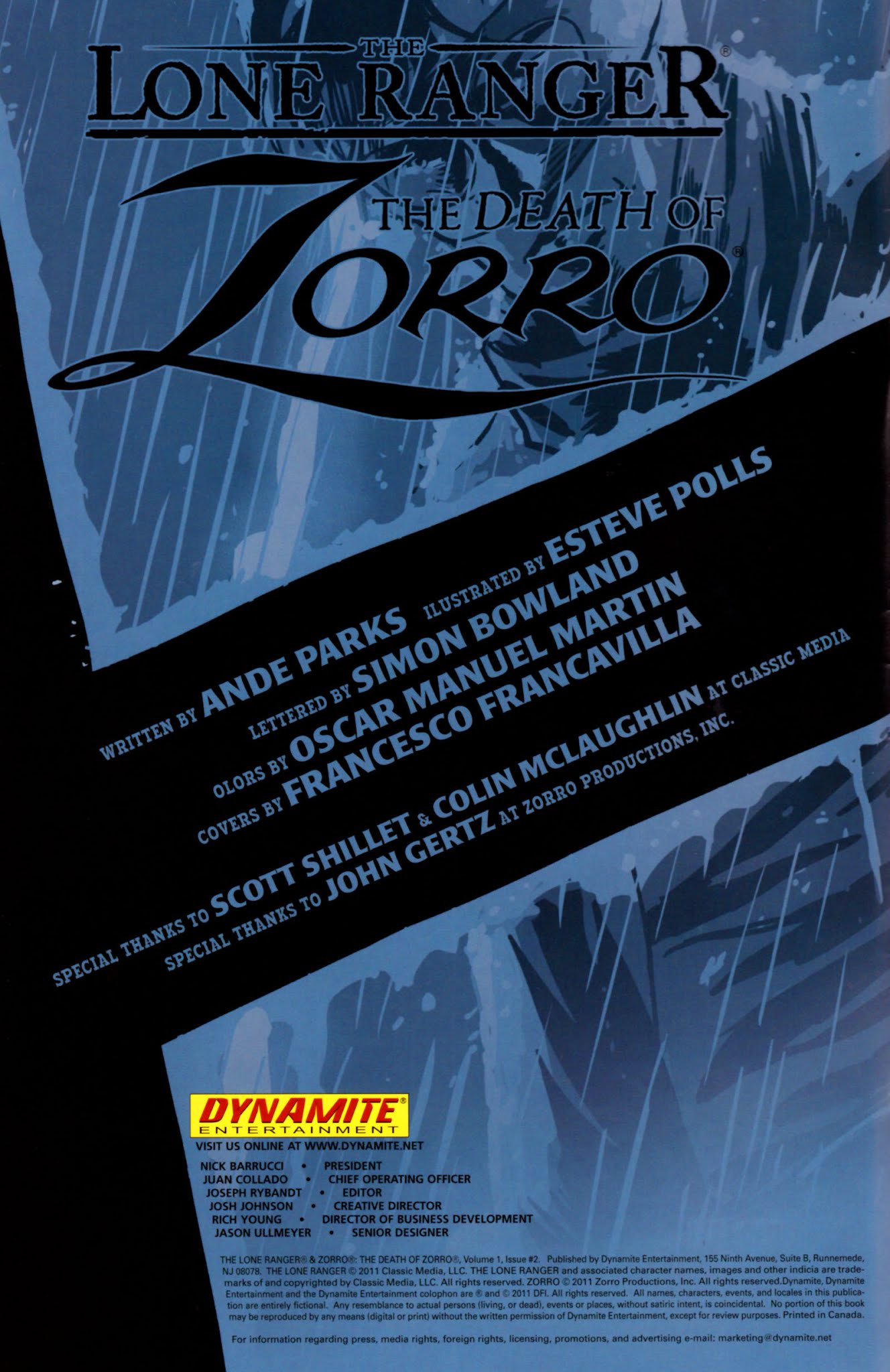 Read online The Lone Ranger & Zorro: The Death of Zorro comic -  Issue #2 - 3