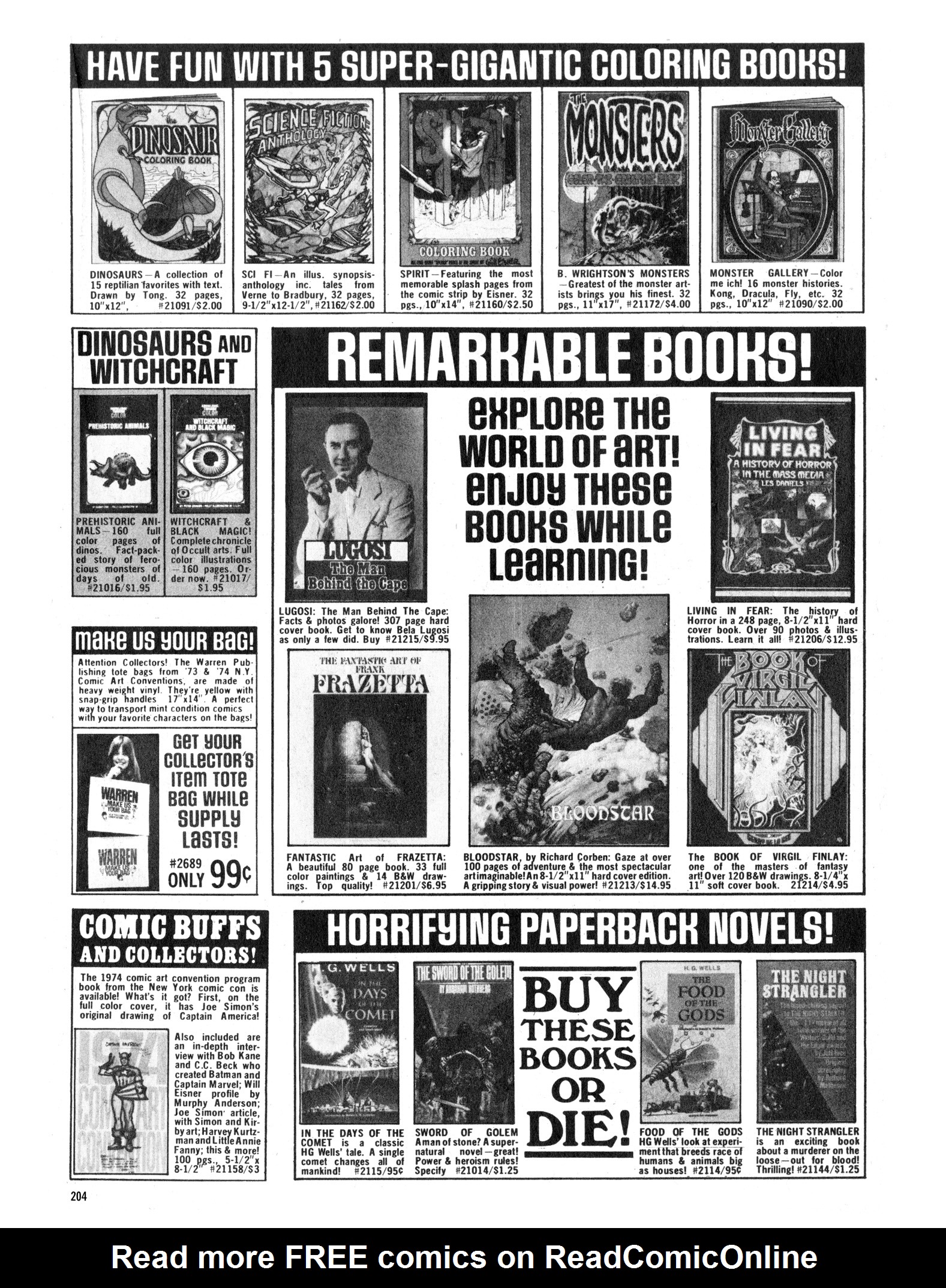 Read online Eerie Archives comic -  Issue # TPB 17 - 205