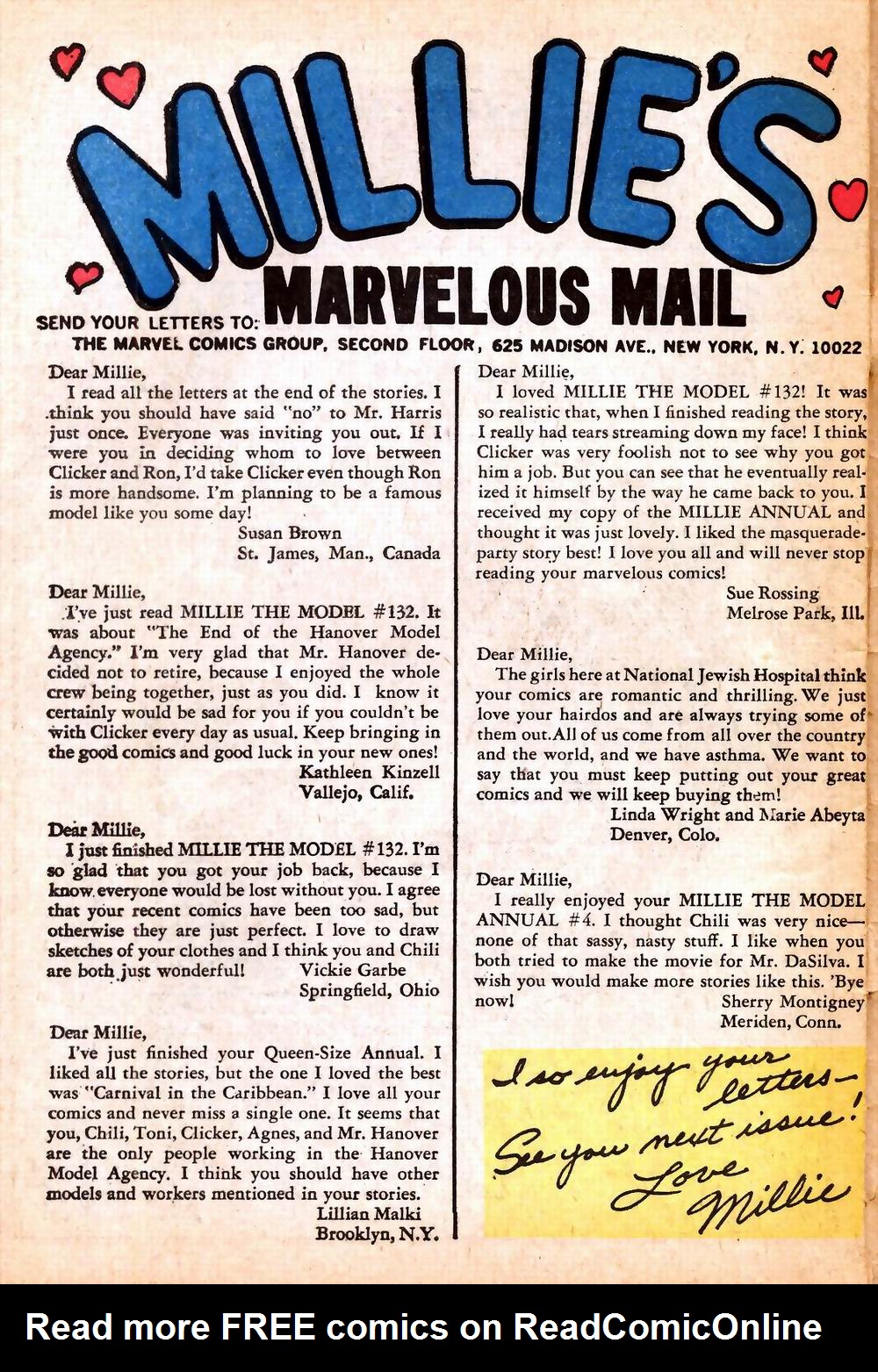 Read online Millie the Model comic -  Issue #135 - 30