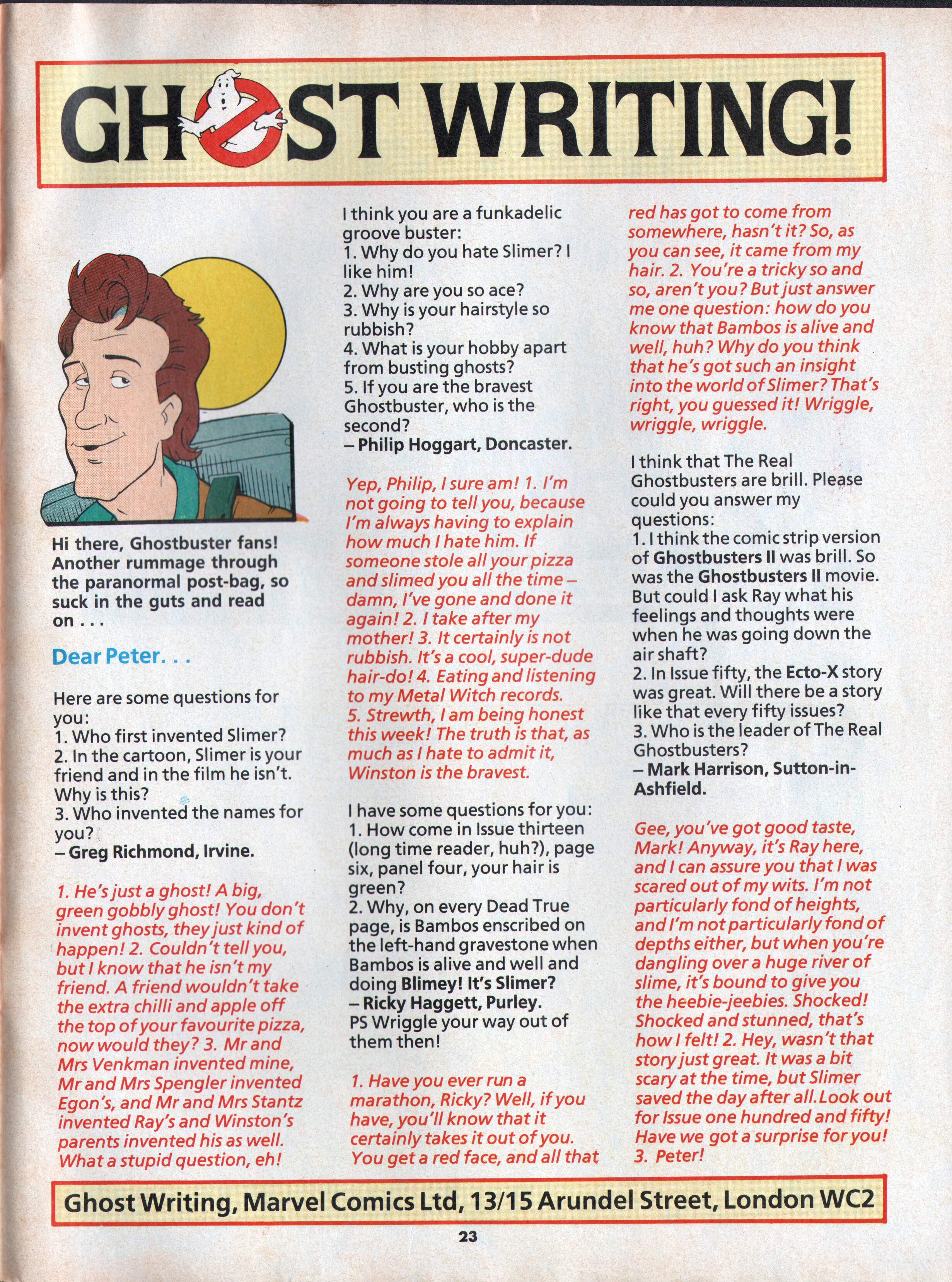 Read online The Real Ghostbusters comic -  Issue #137 - 16