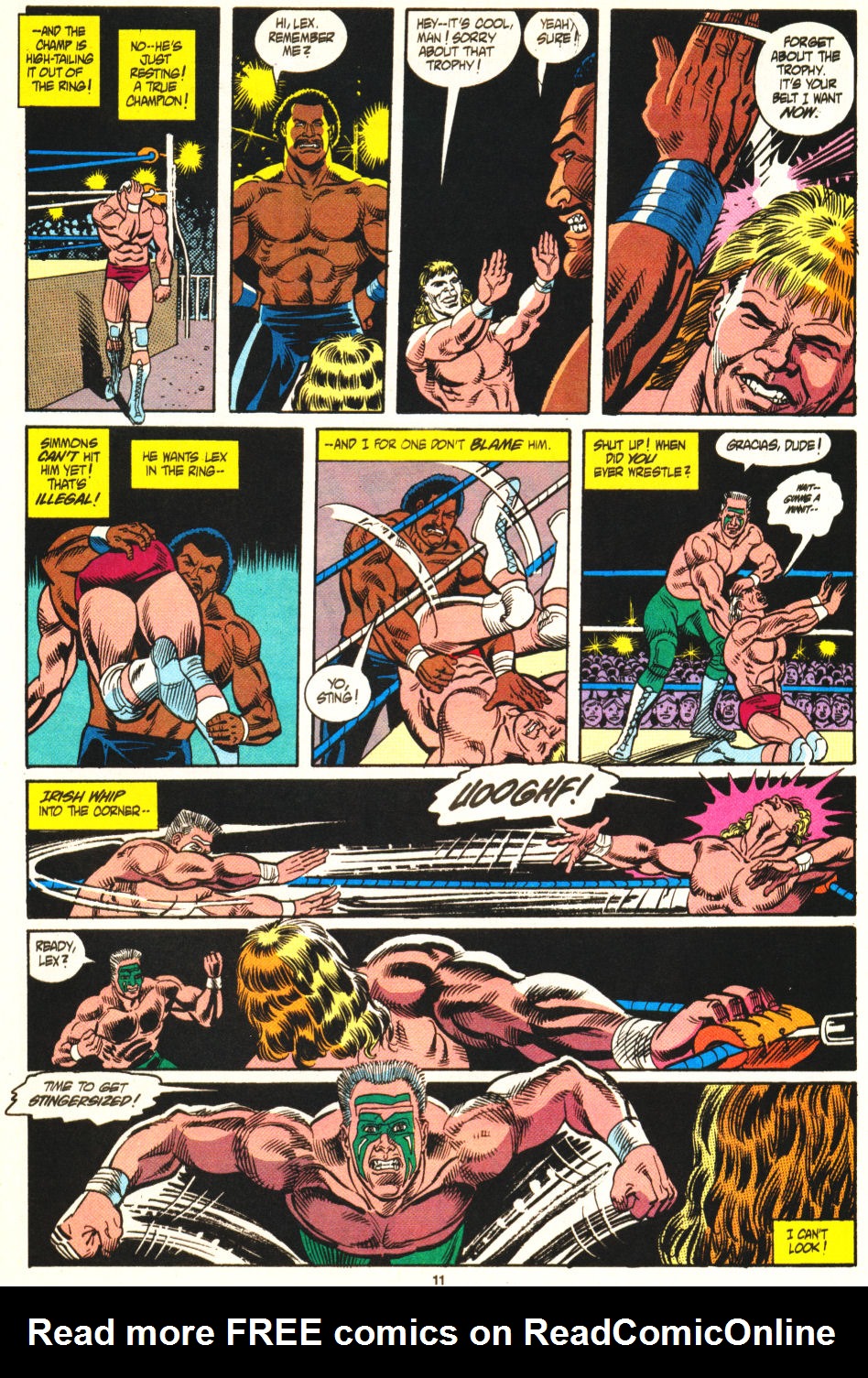 Read online WCW World Championship Wrestling comic -  Issue #2 - 10