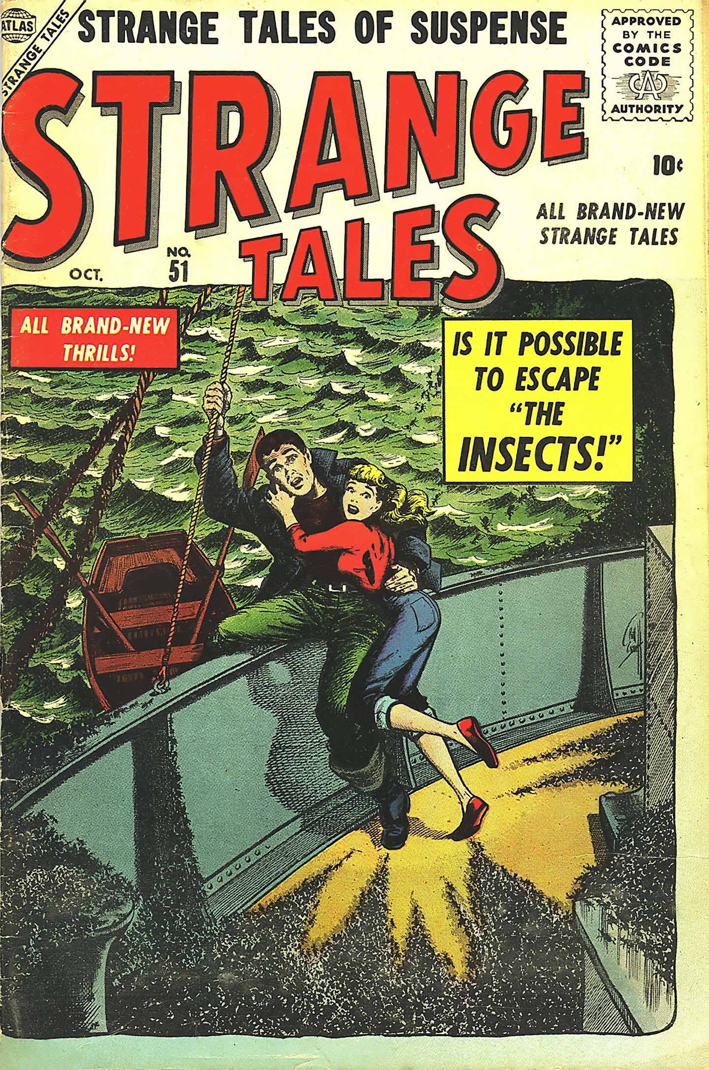 Read online Strange Tales (1951) comic -  Issue #51 - 1