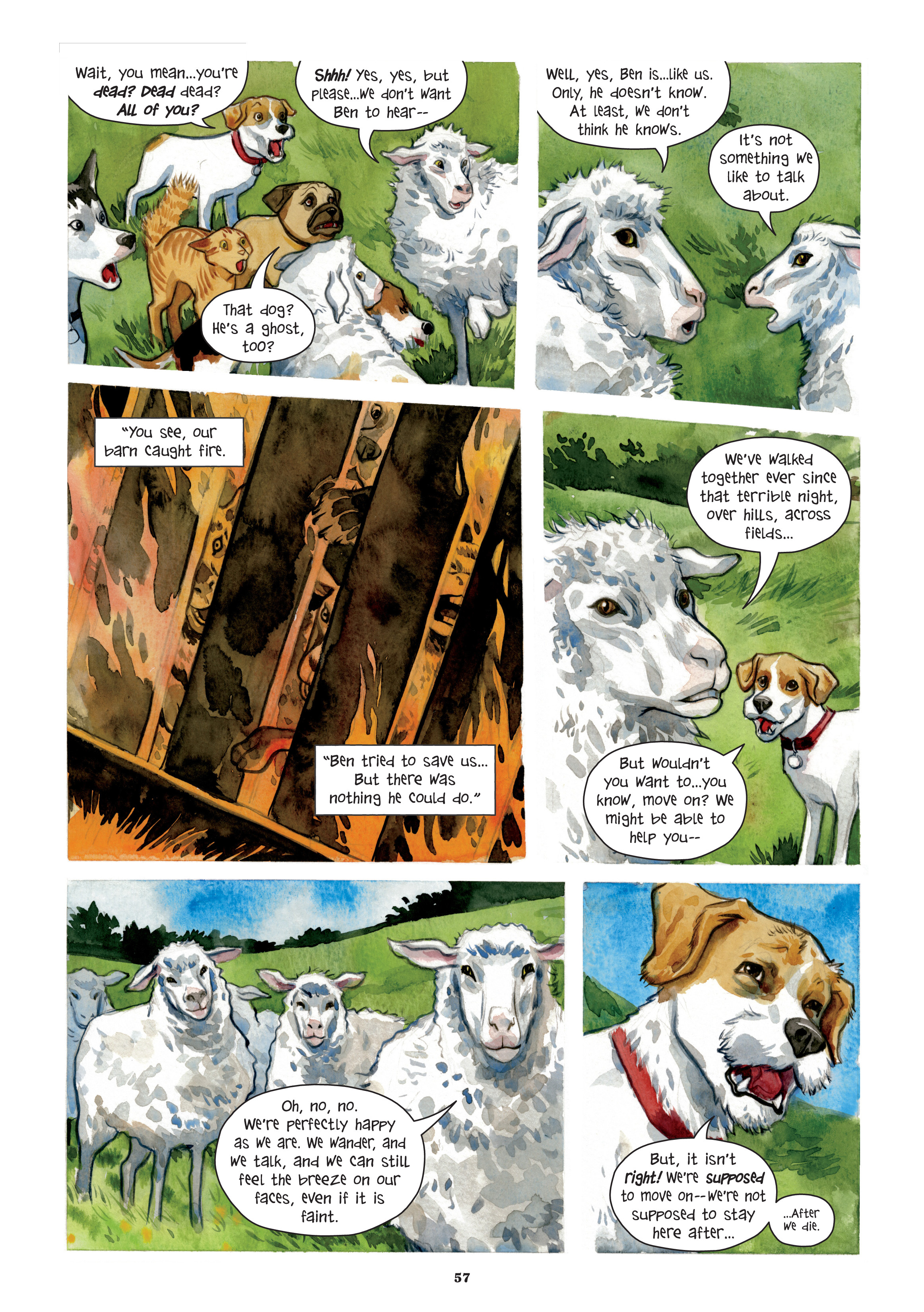 Read online Beasts of Burden: Neighborhood Watch (2019) comic -  Issue # TPB (Part 1) - 58