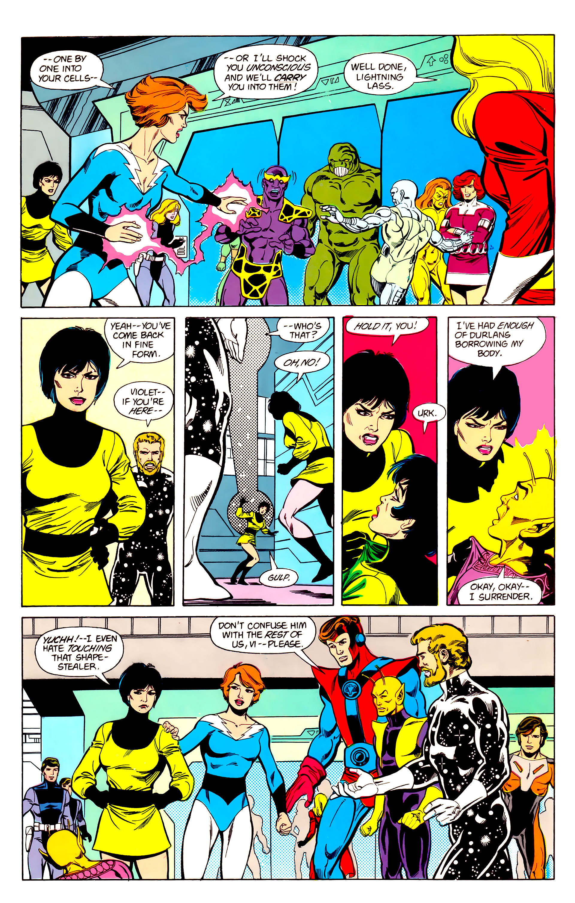 Read online Legion of Super-Heroes (1984) comic -  Issue #21 - 22