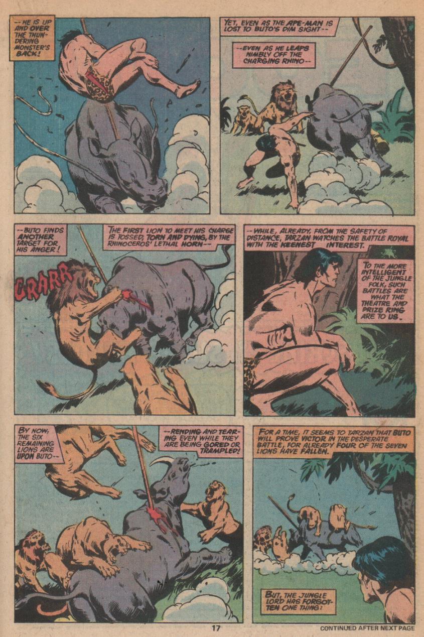 Read online Tarzan (1977) comic -  Issue #5 - 12