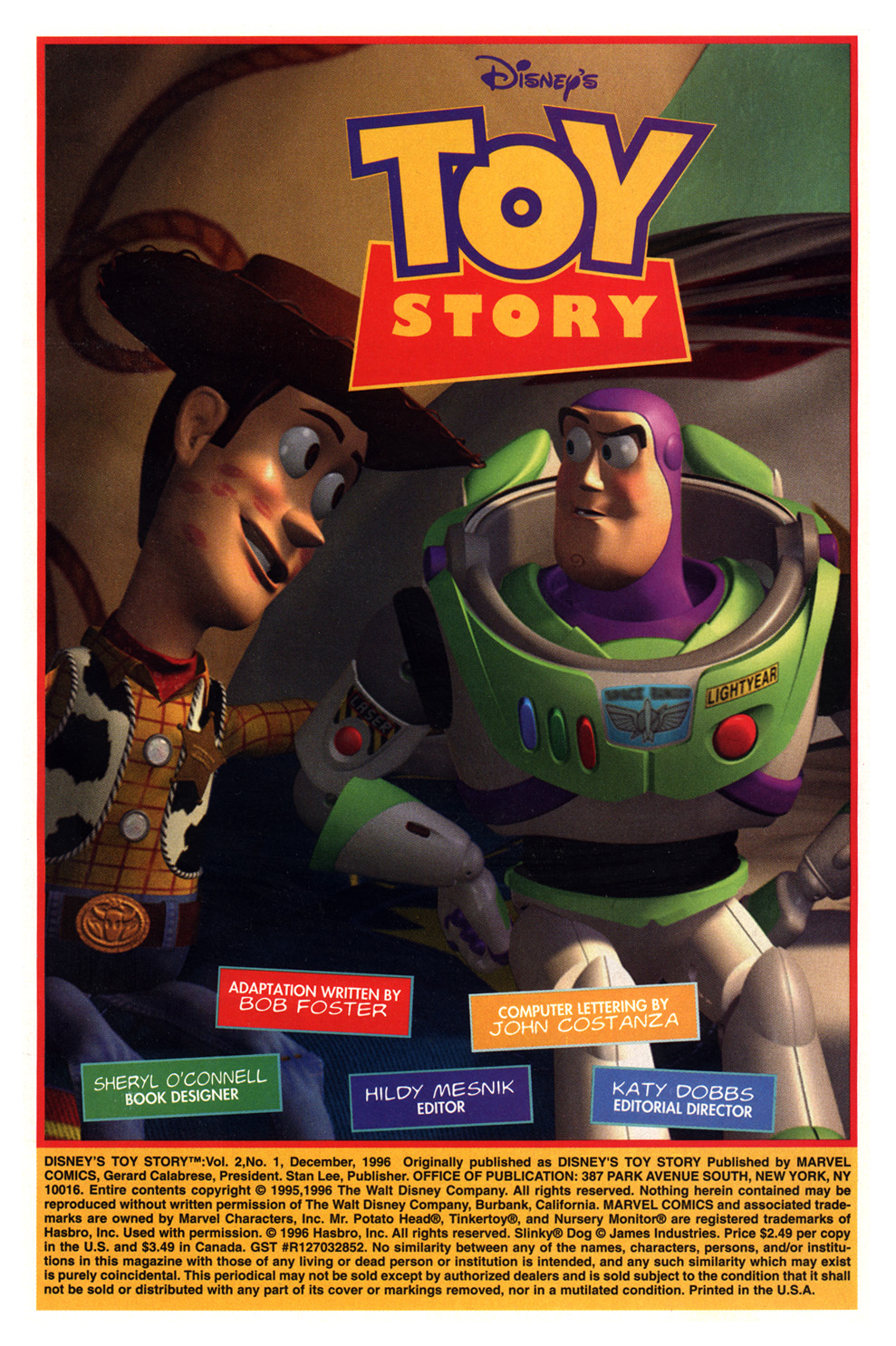 Read online Disney's Toy Story comic -  Issue #1 - 2