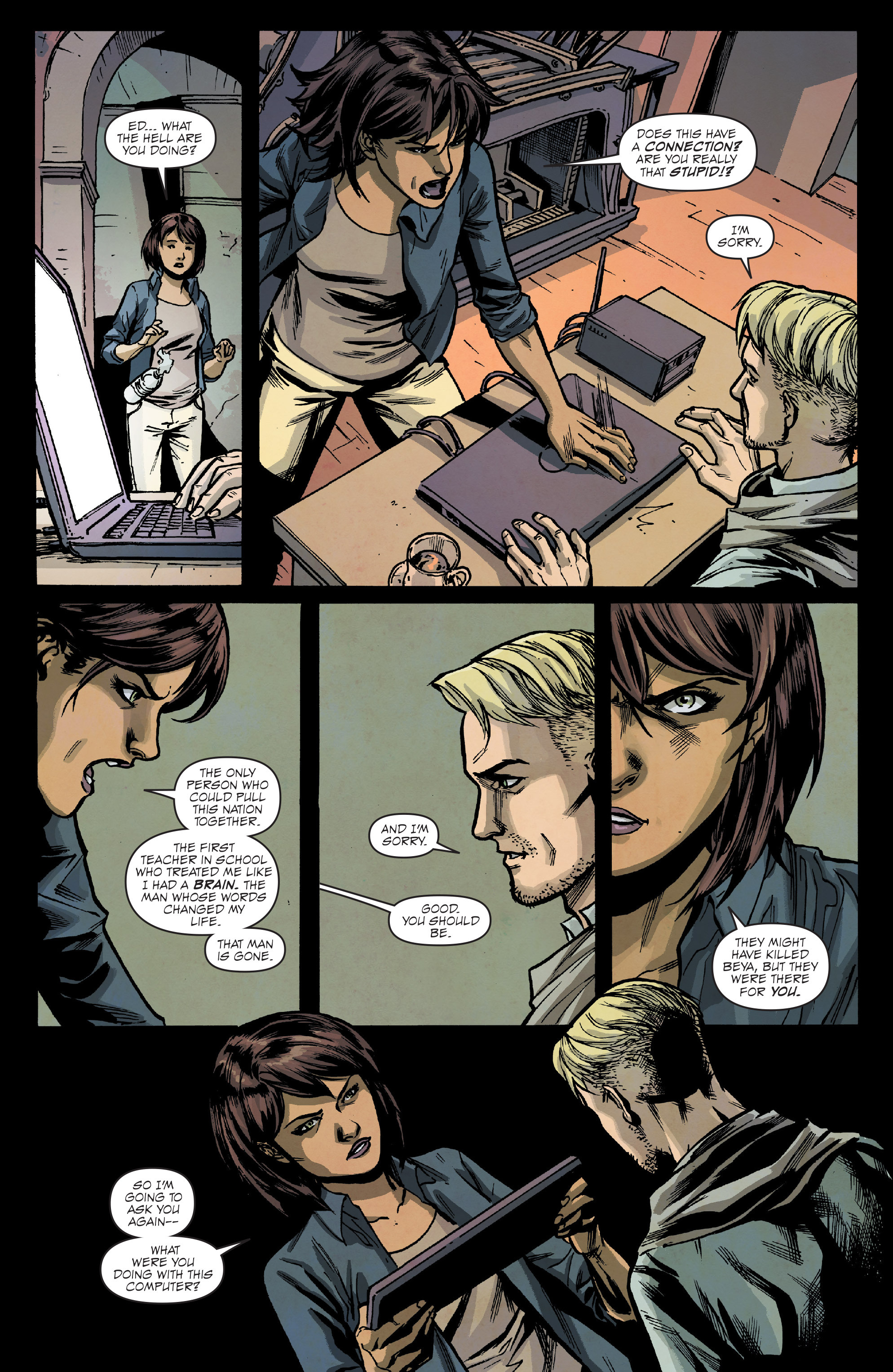 Read online Hacktivist comic -  Issue #4 - 4