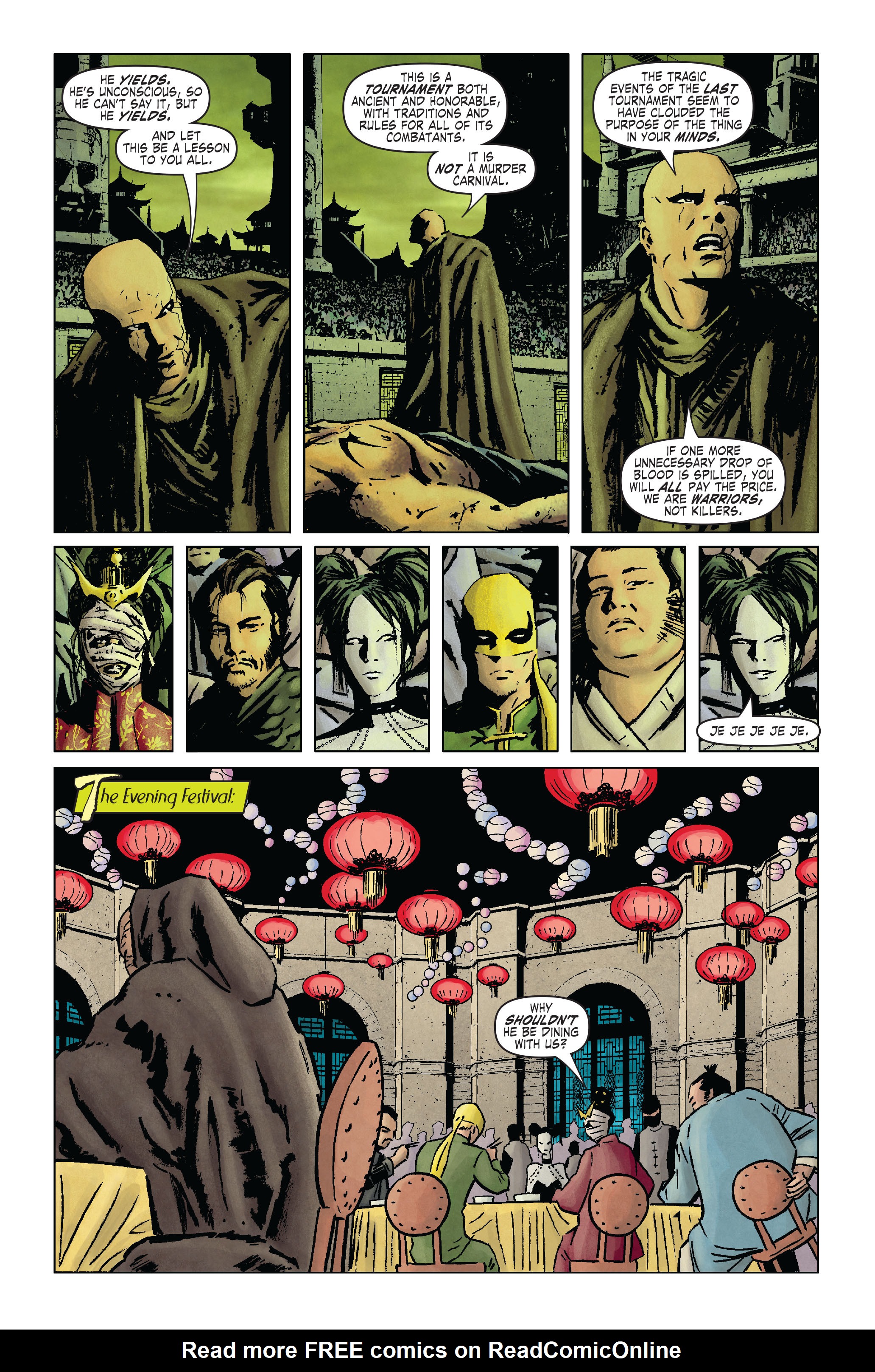 Read online The Immortal Iron Fist comic -  Issue #12 - 13