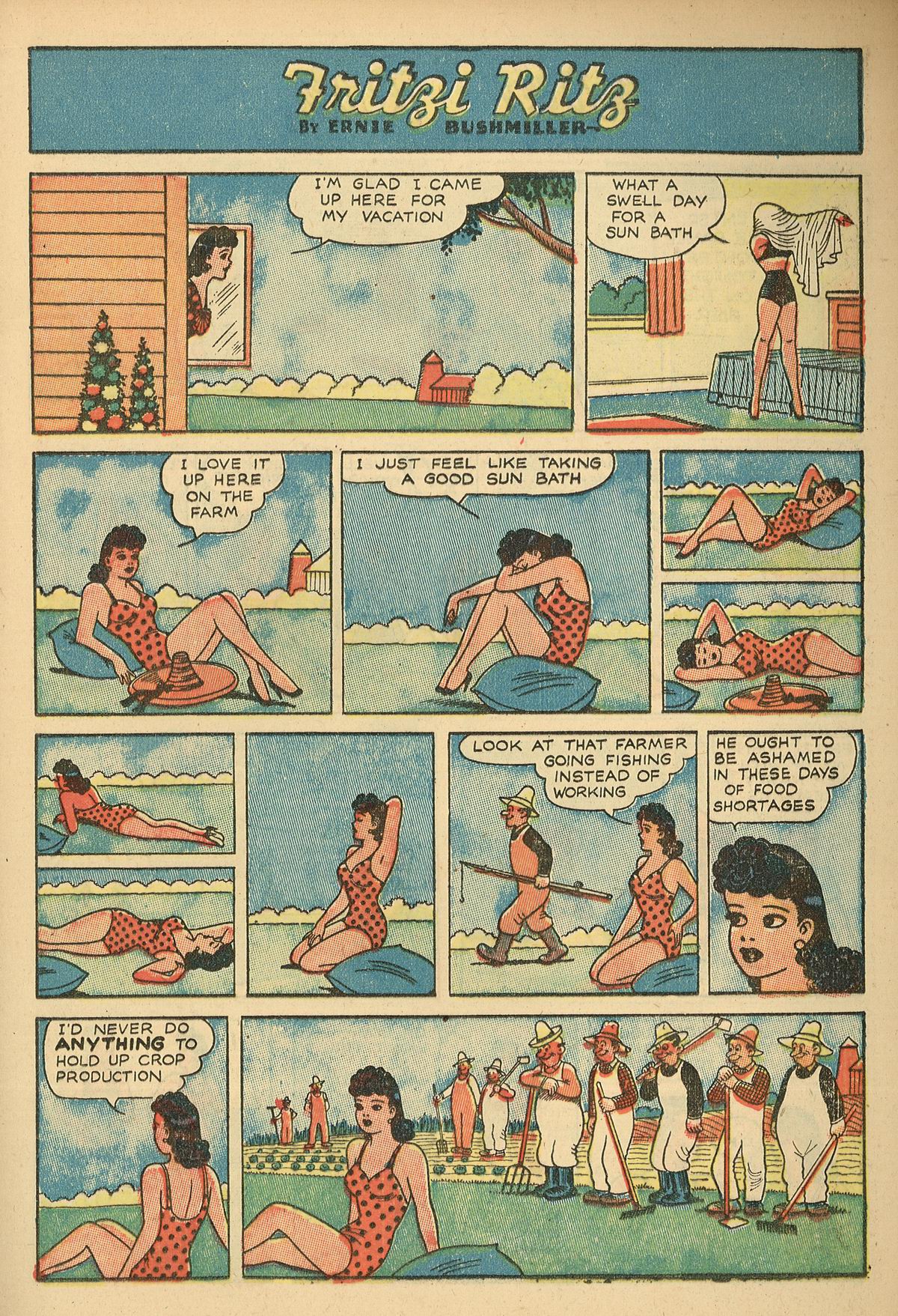 Read online Fritzi Ritz (1948) comic -  Issue #3 - 13