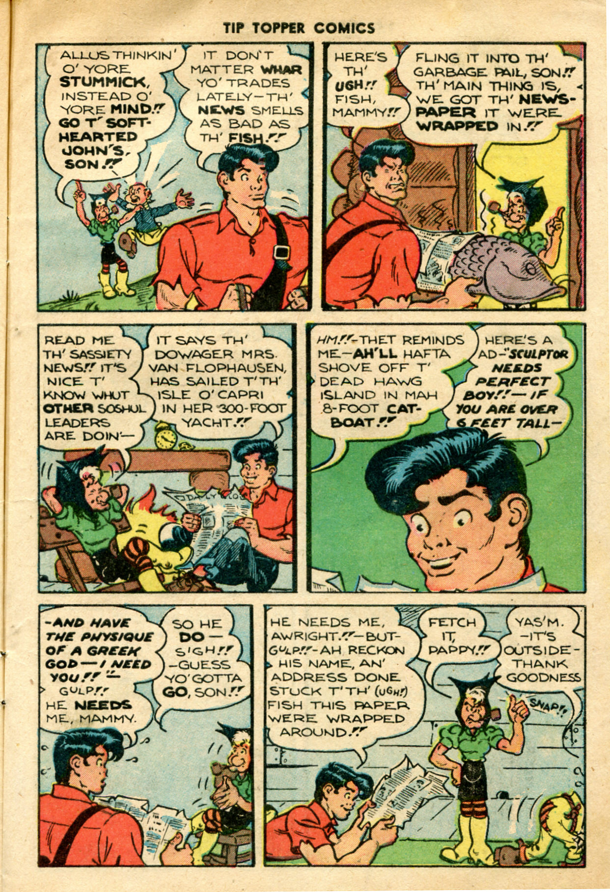 Read online Tip Topper Comics comic -  Issue #10 - 9