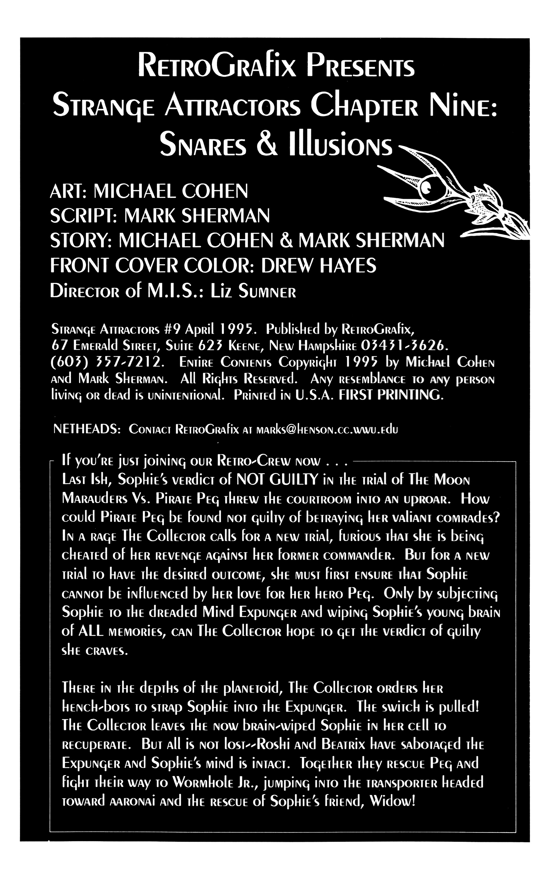 Read online Strange Attractors (1993) comic -  Issue #9 - 2