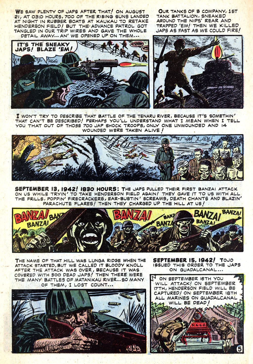 Read online Marines in Battle comic -  Issue #2 - 15