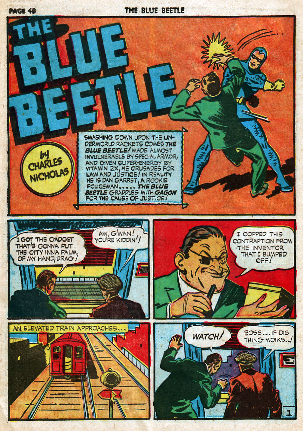 Read online The Blue Beetle comic -  Issue #8 - 49