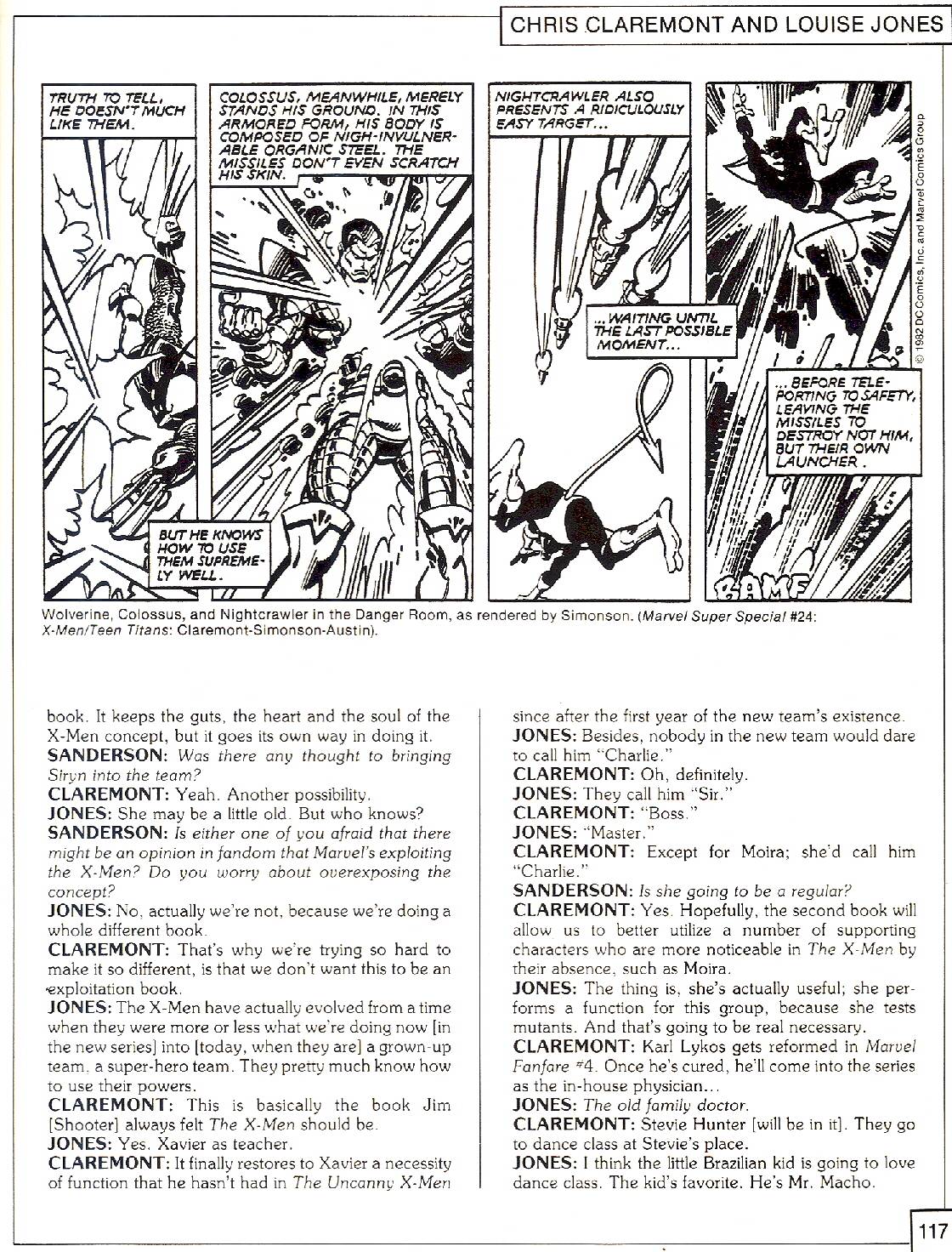 Read online The X-Men Companion comic -  Issue #2 - 117
