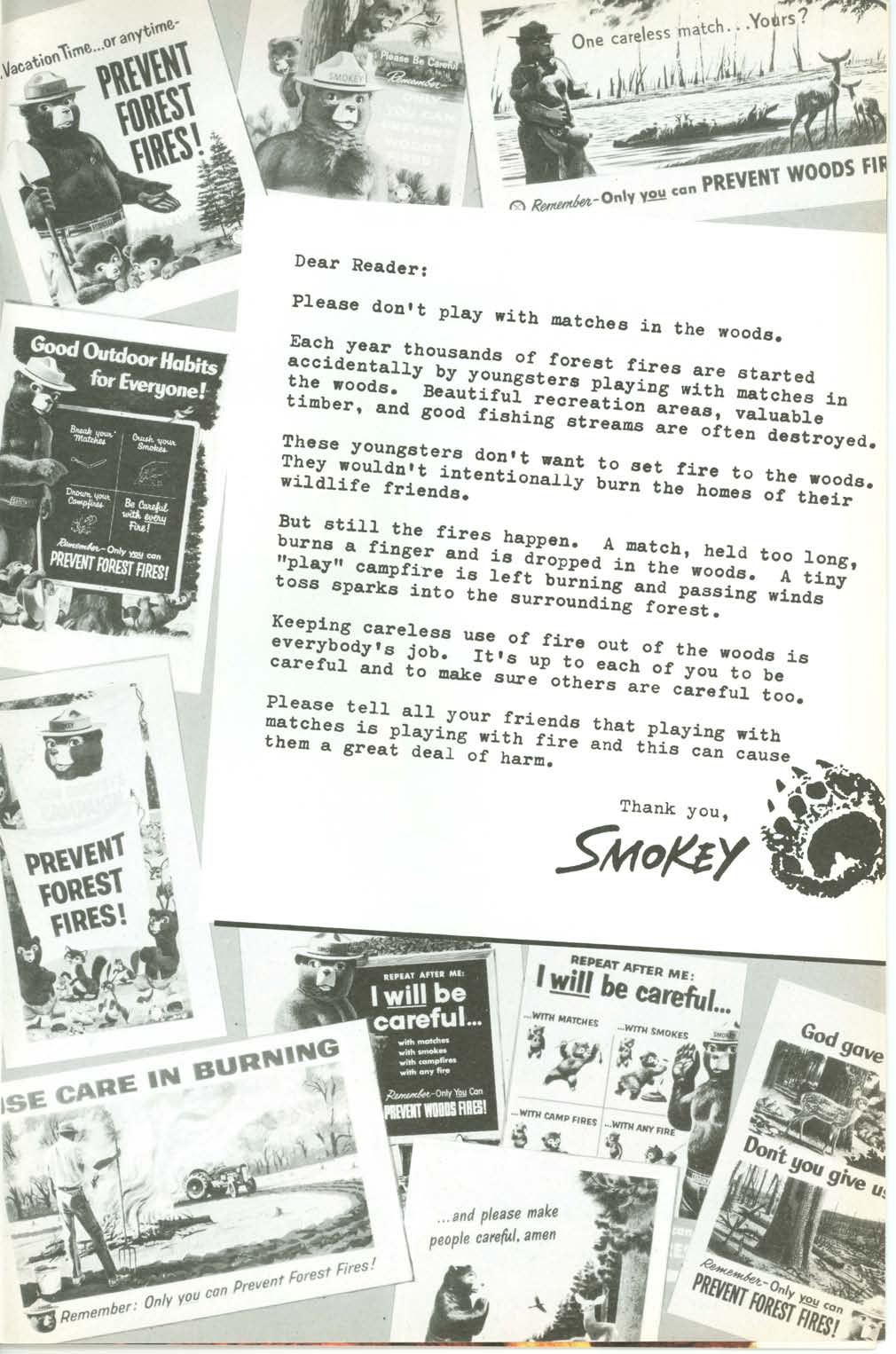 Read online The True Story of Smokey  Bear comic -  Issue # Full - 19