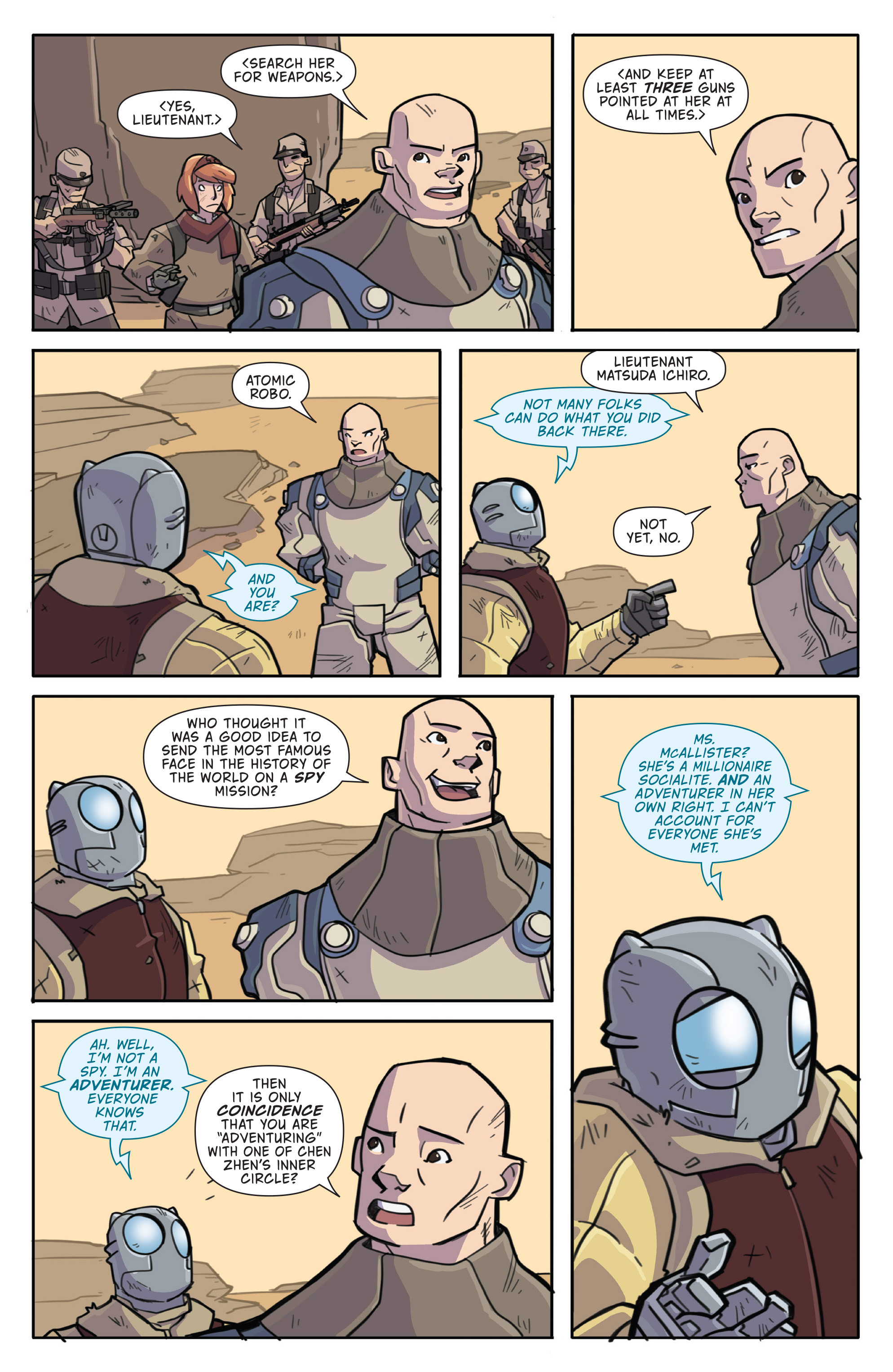 Read online Atomic Robo and the Temple of Od comic -  Issue #1 - 23