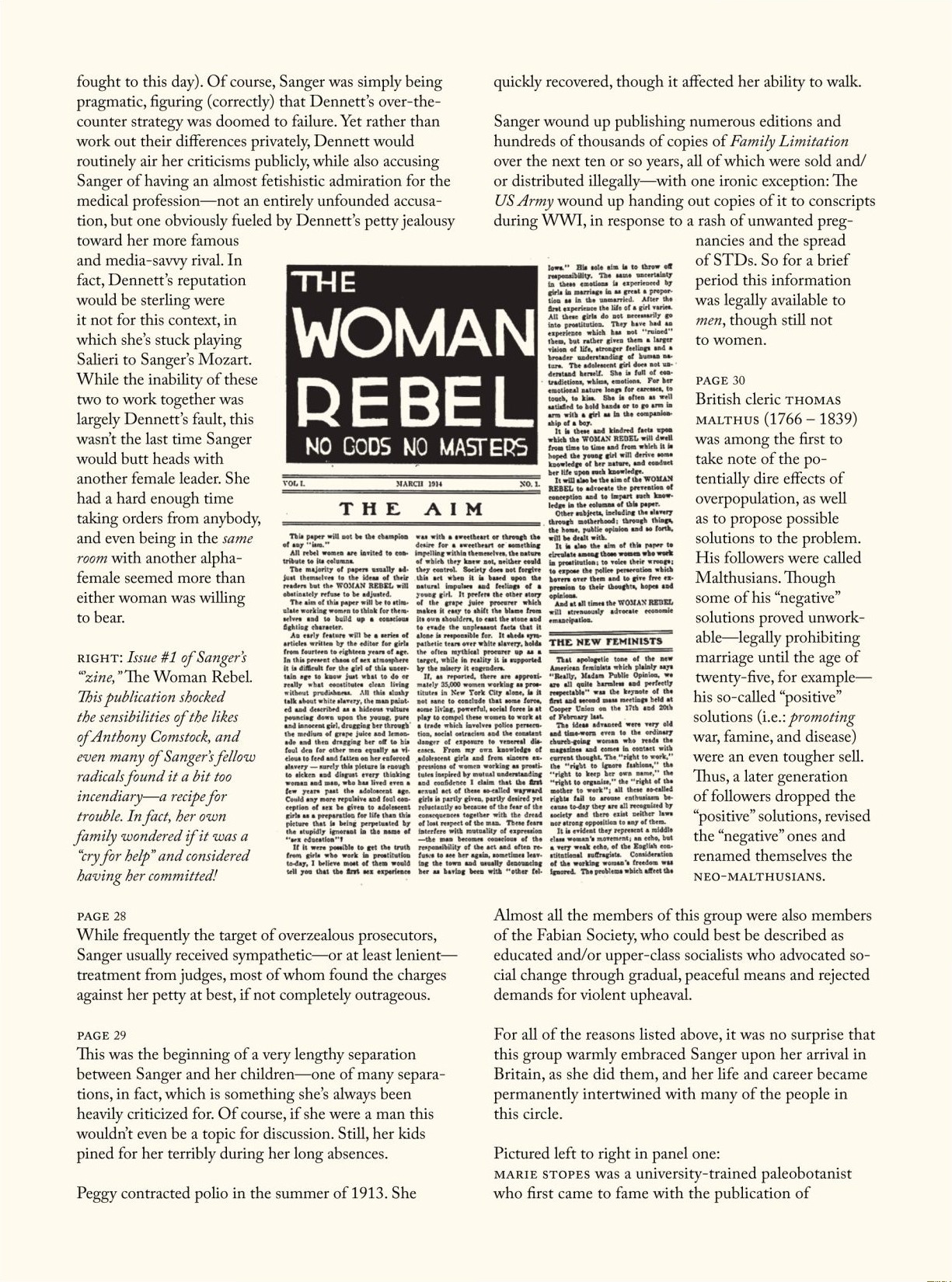 Read online Woman Rebel: The Margaret Sanger Story comic -  Issue # TPB - 87