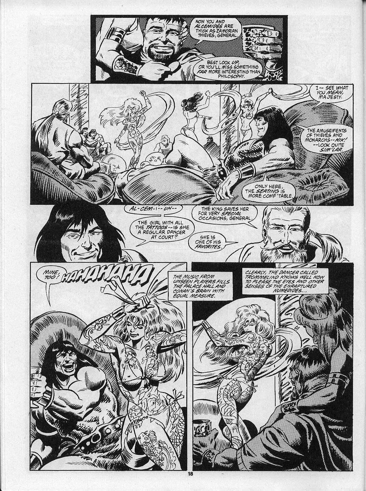 Read online The Savage Sword Of Conan comic -  Issue #201 - 20