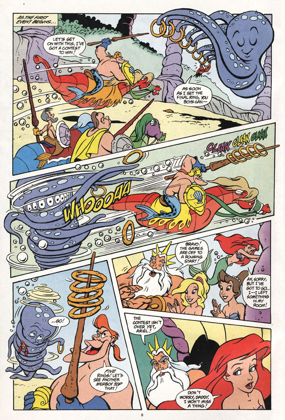 Read online Disney's The Little Mermaid comic -  Issue #9 - 10