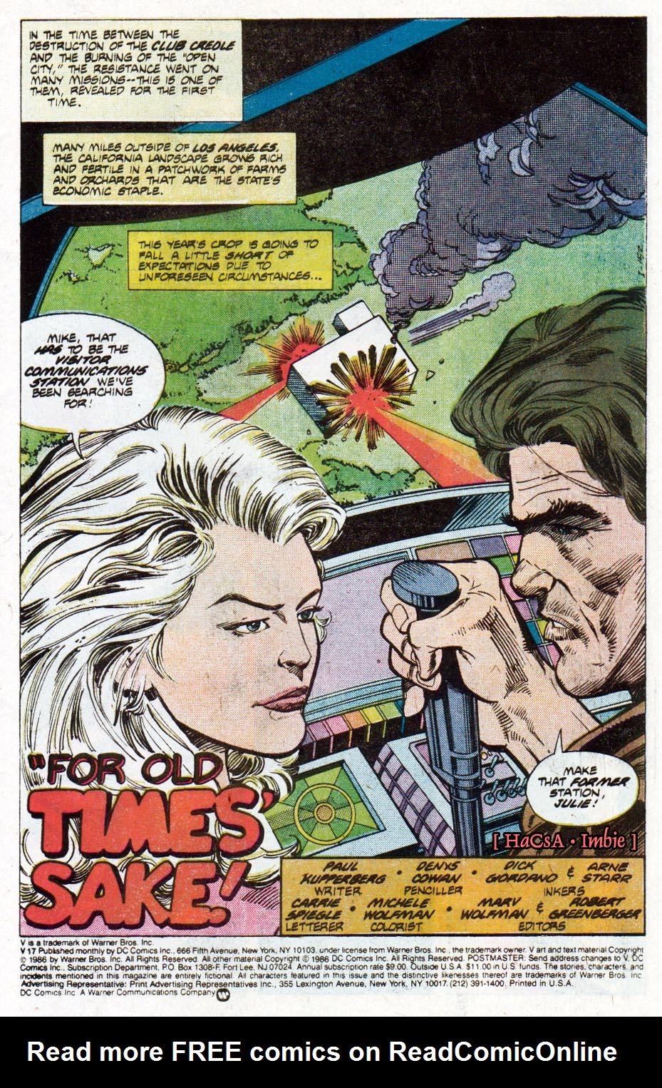 Read online V comic -  Issue #17 - 2