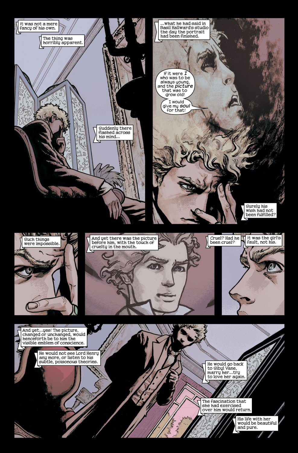 Read online Marvel Illustrated: The Picture of Dorian Gray comic -  Issue #2 - 12