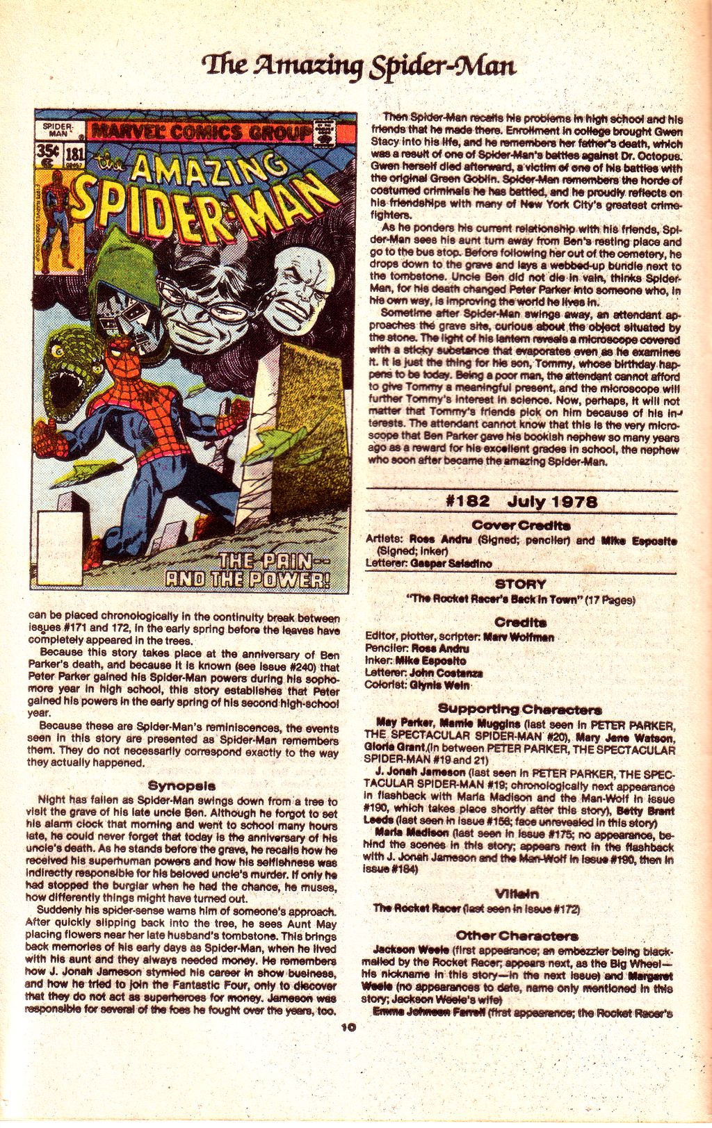 Read online The Official Marvel Index to The Amazing Spider-Man comic -  Issue #8 - 12