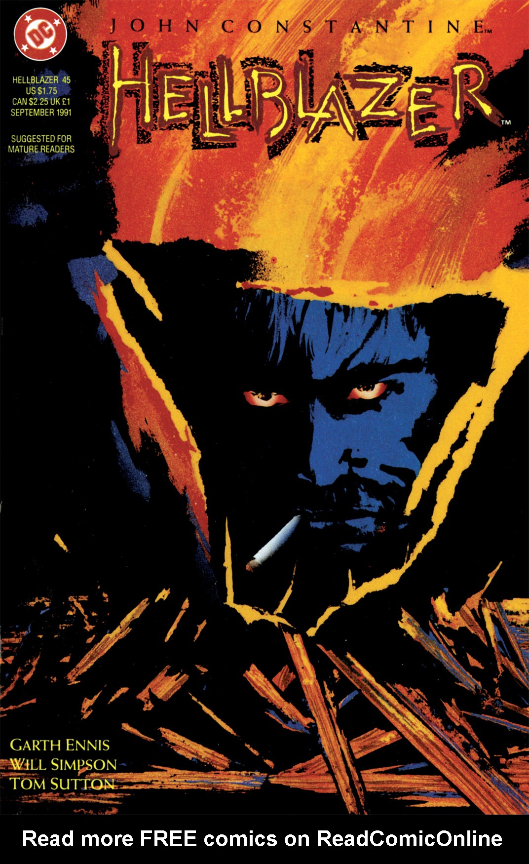 Read online Hellblazer comic -  Issue #45 - 1