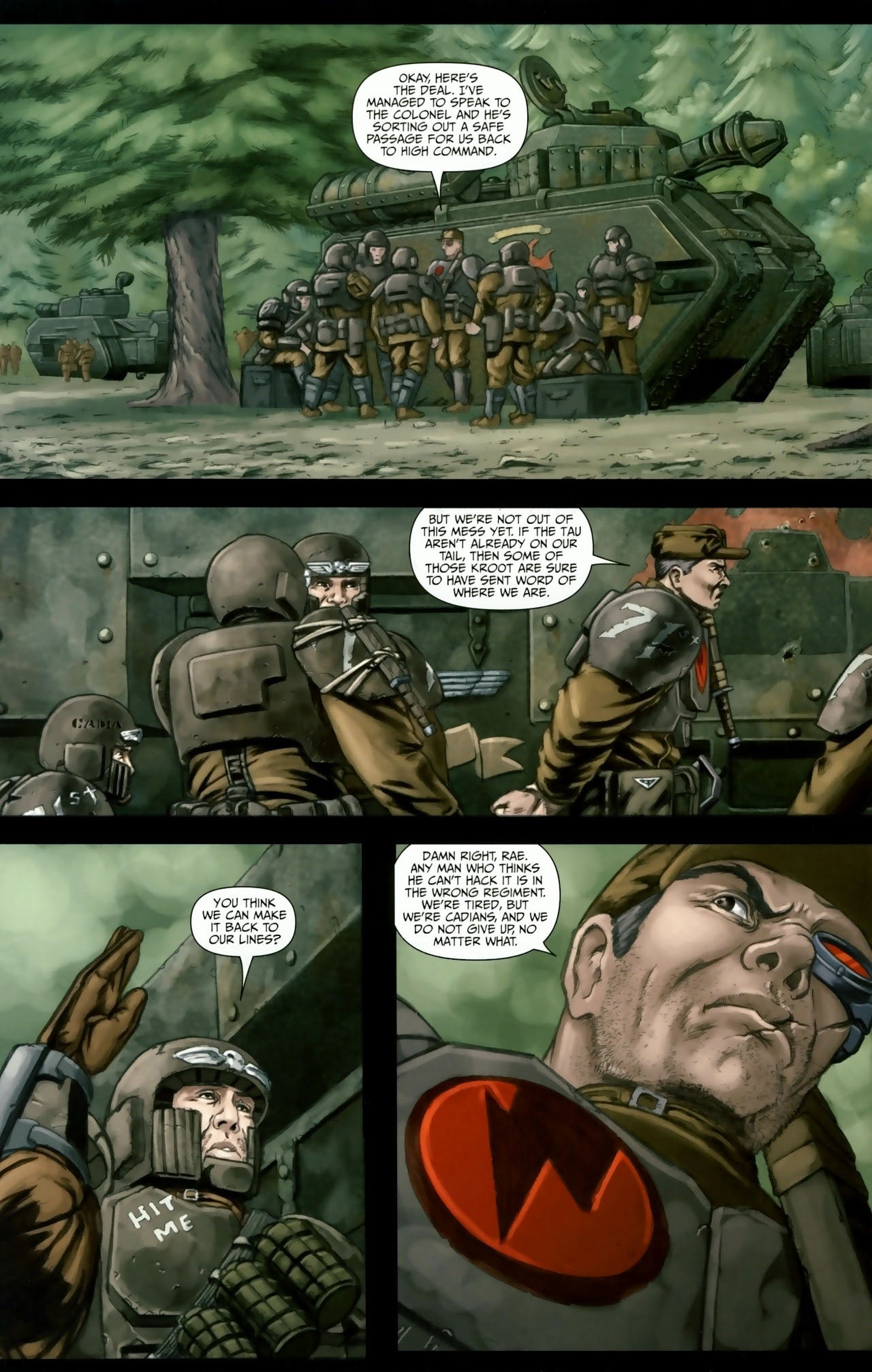 Read online Warhammer 40,000: Fire & Honour comic -  Issue #3 - 14