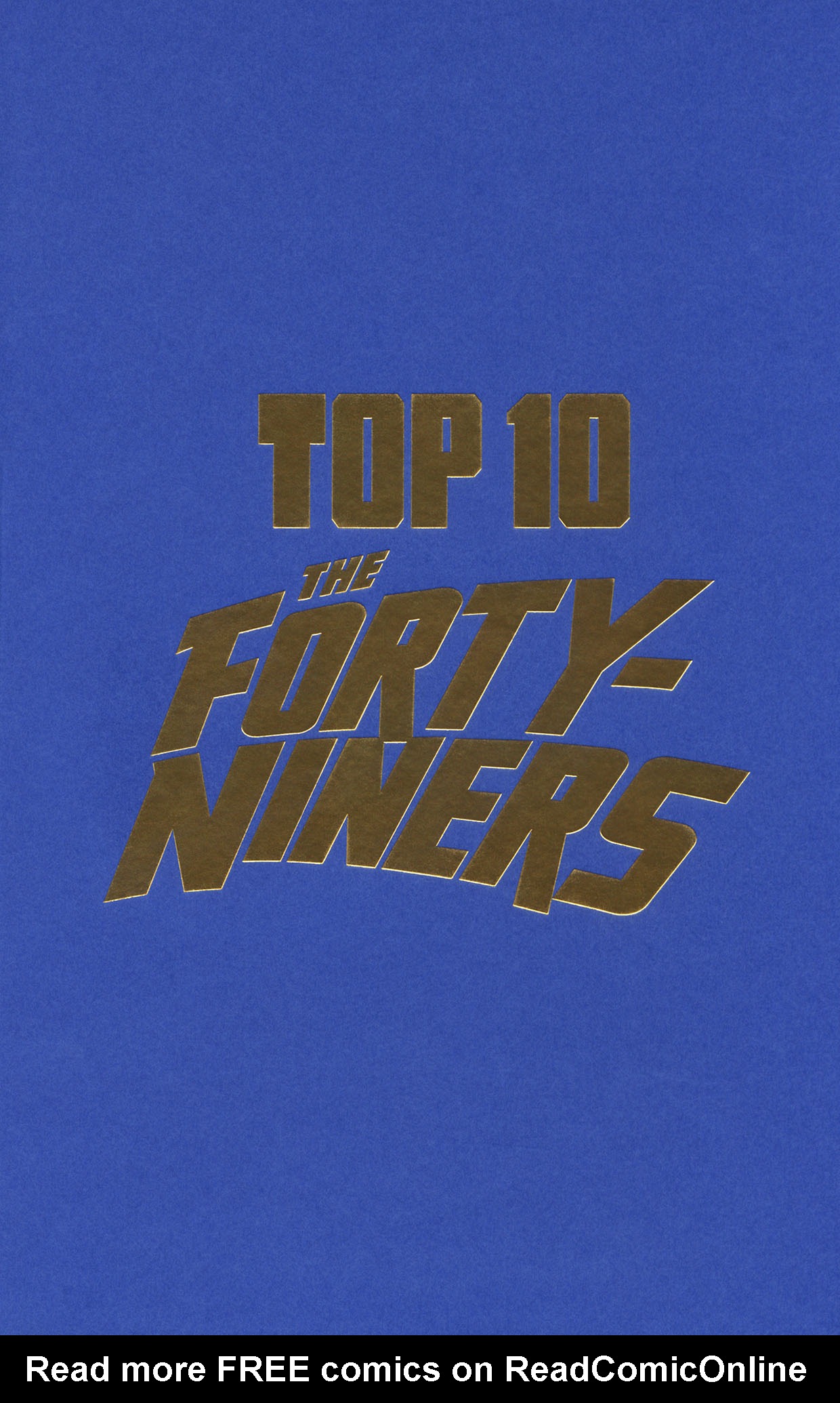 Read online Top 10: The Forty-Niners comic -  Issue # Full - 4