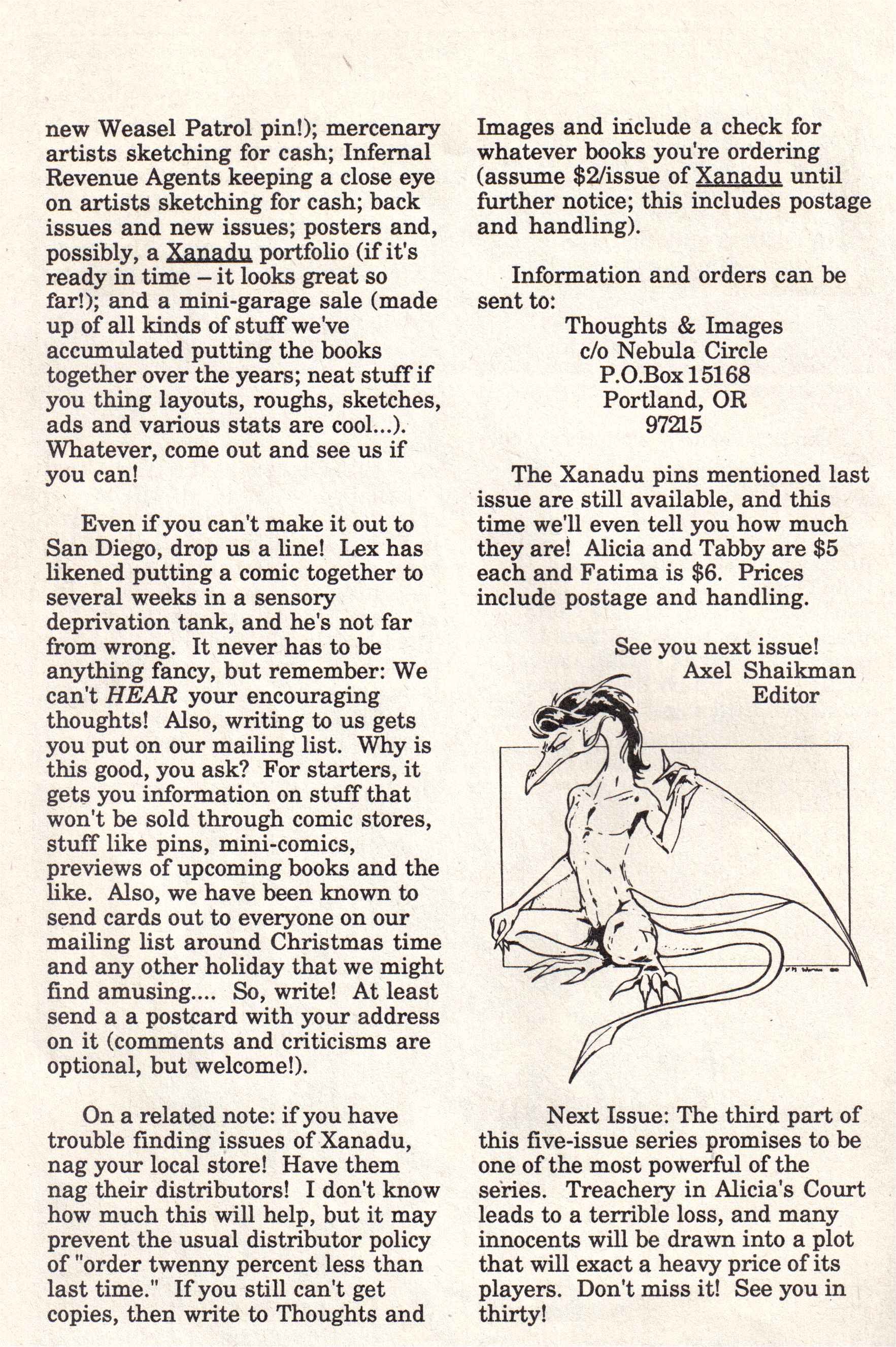 Read online Xanadu comic -  Issue #2 - 32