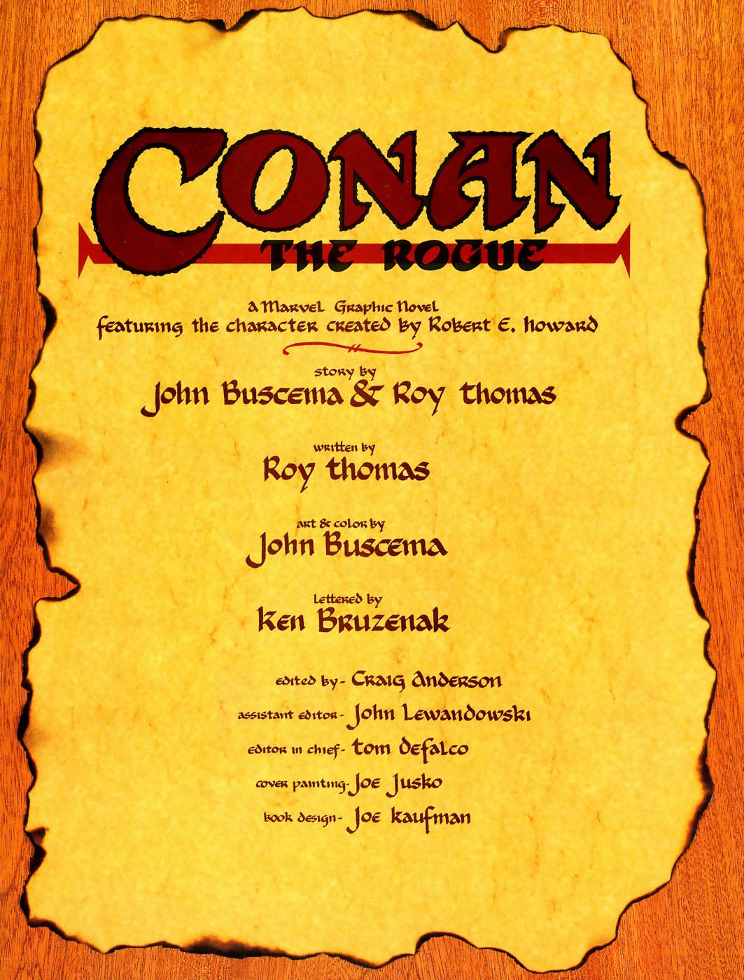 Read online Conan the Rogue comic -  Issue # Full - 2