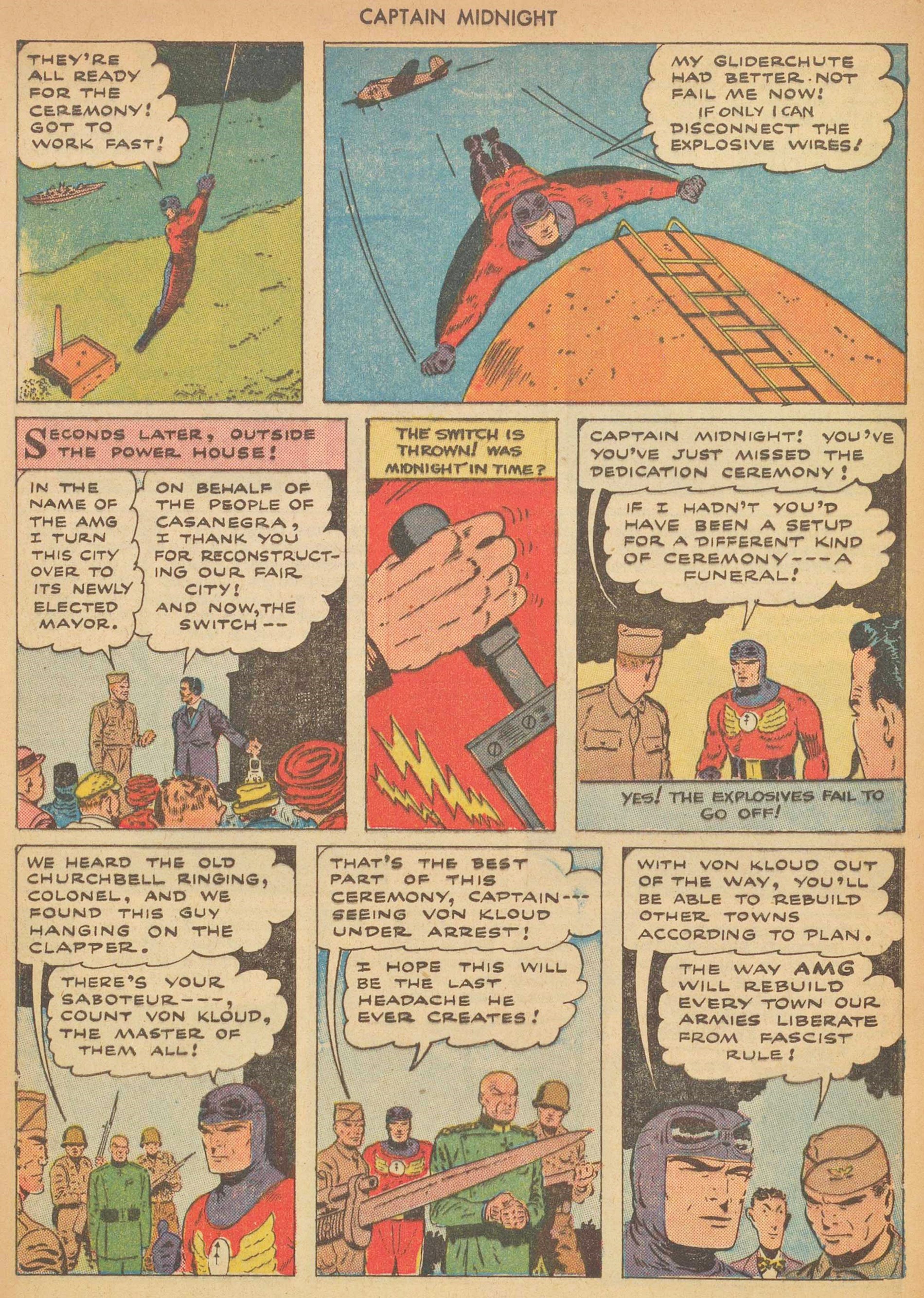 Read online Captain Midnight (1942) comic -  Issue #27 - 12