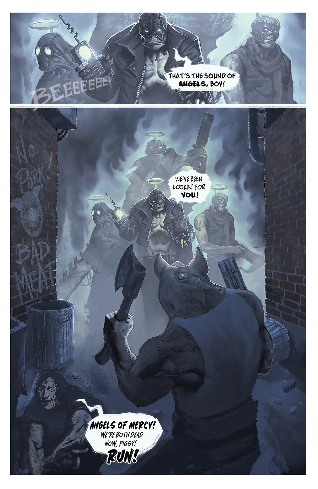 Read online Oink: Heaven's Butcher comic -  Issue # TPB - 52