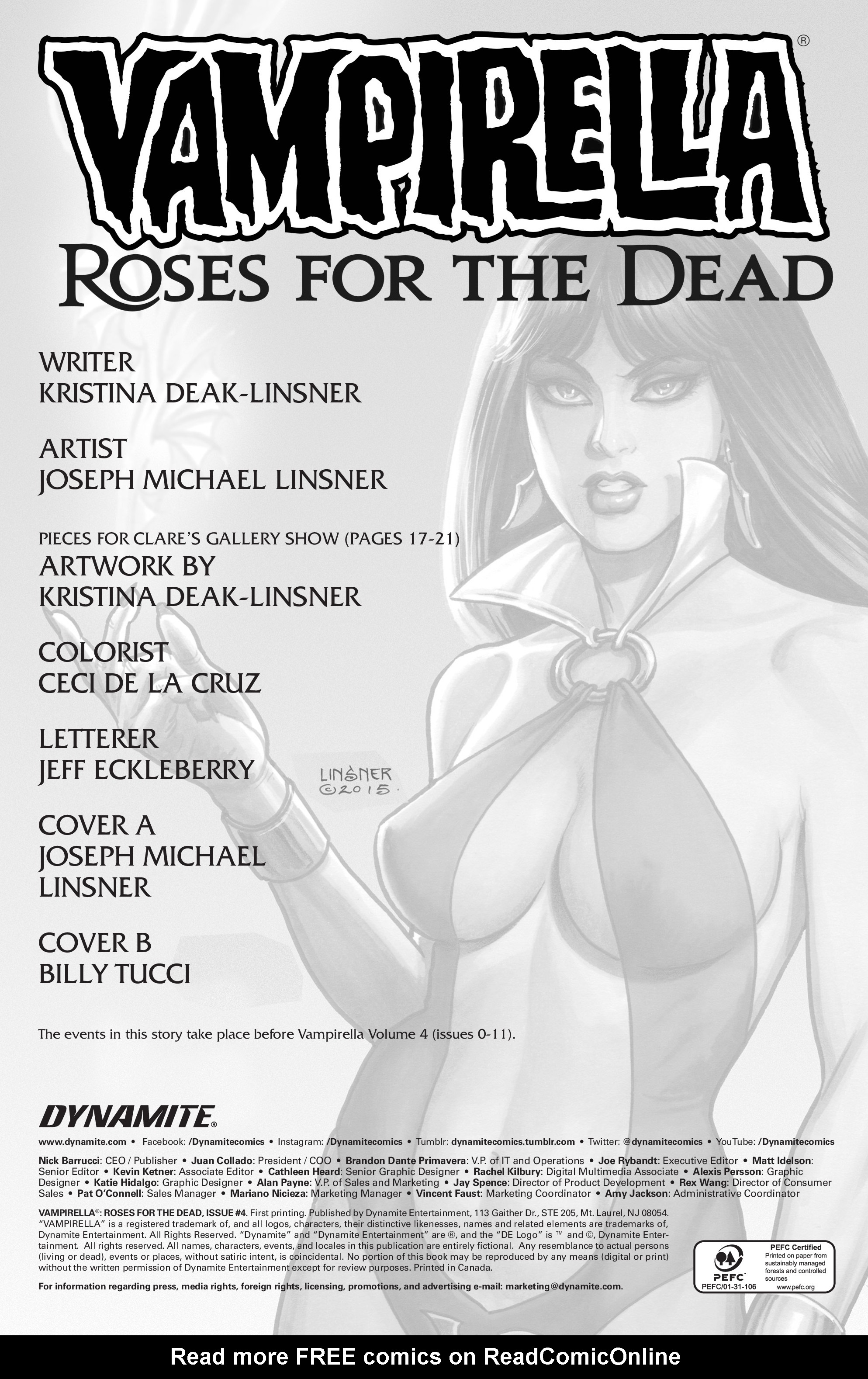Read online Vampirella: Roses For the Dead comic -  Issue #4 - 3