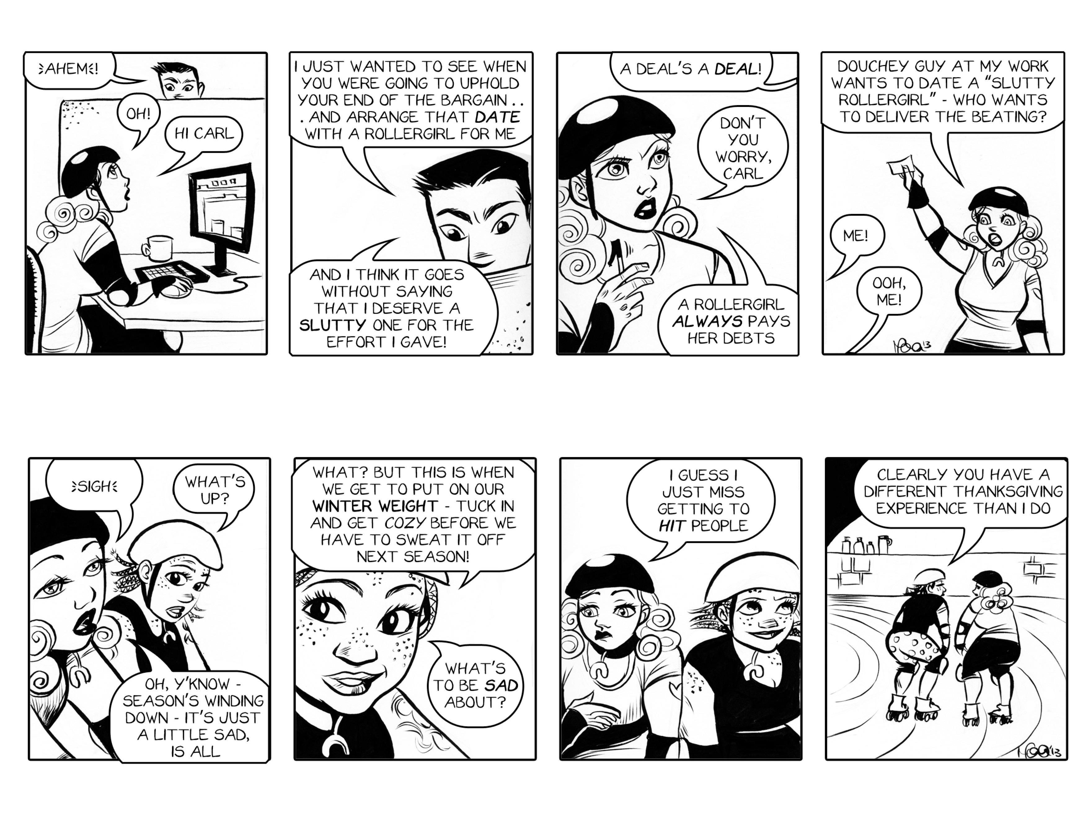 Read online Bonnie N. Collide, Nine to Five comic -  Issue #5 - 6