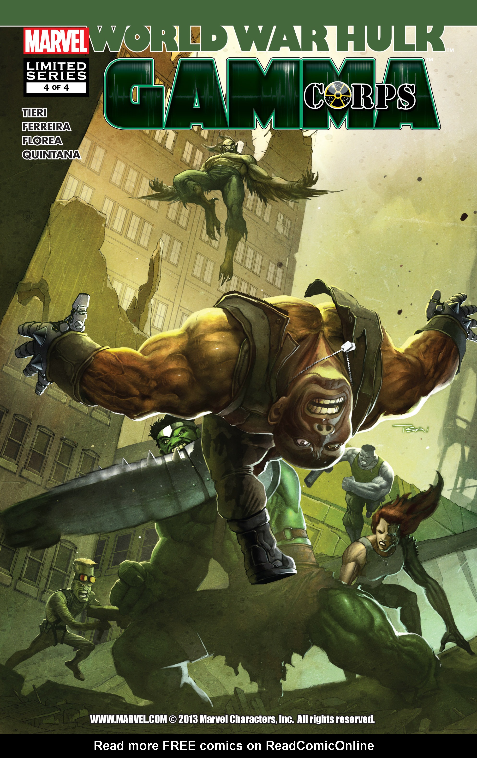 Read online World War Hulk: Gamma Corps comic -  Issue #4 - 1