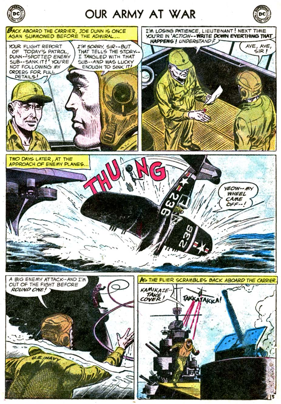 Read online Our Army at War (1952) comic -  Issue #55 - 15