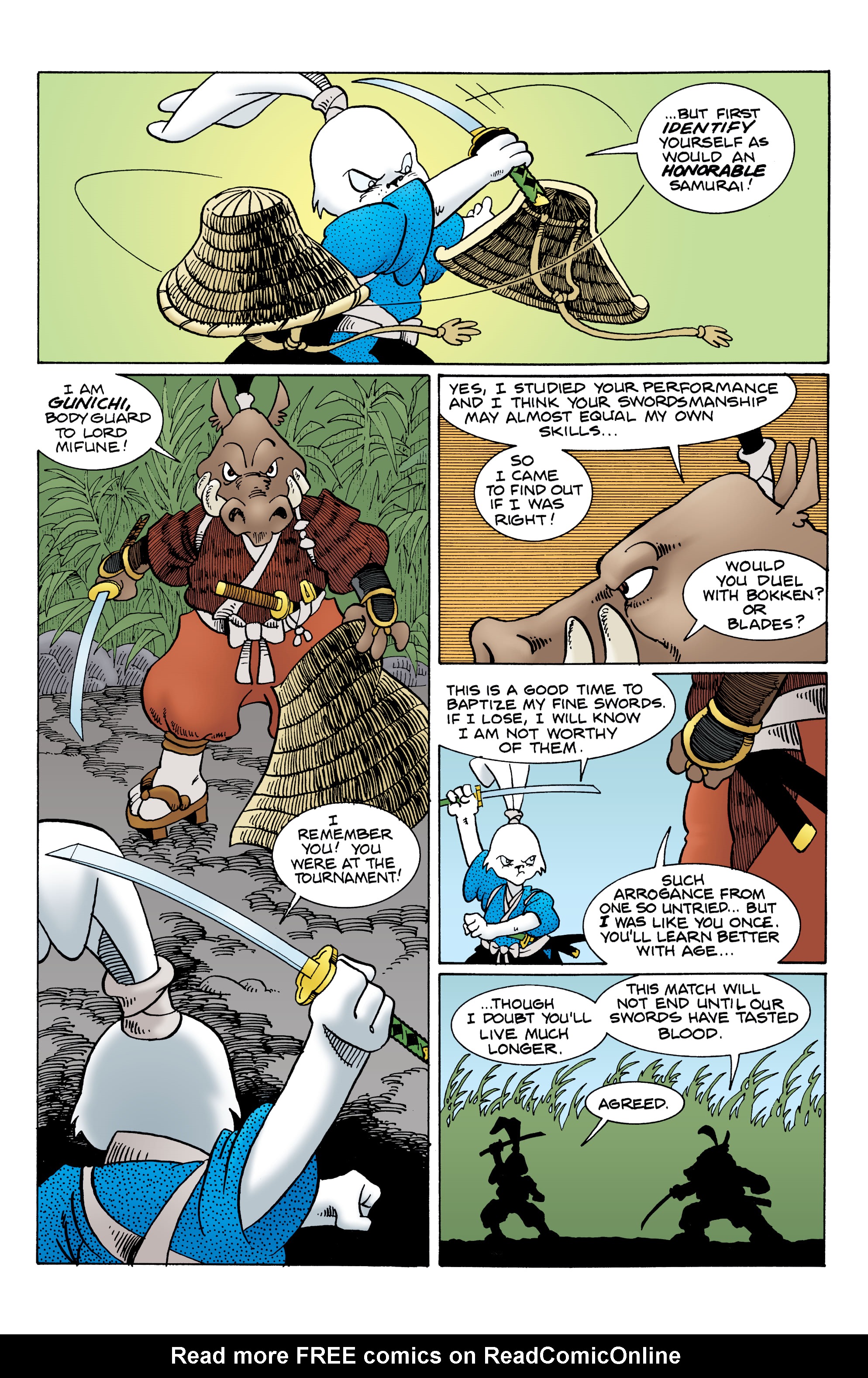 Read online Usagi Yojimbo Color Classics comic -  Issue #3 - 7