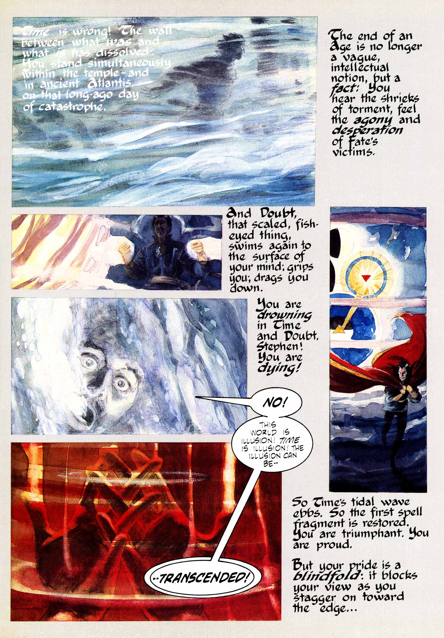 Read online Marvel Graphic Novel comic -  Issue #23 - Dr. Strange Into Shamballa - 36