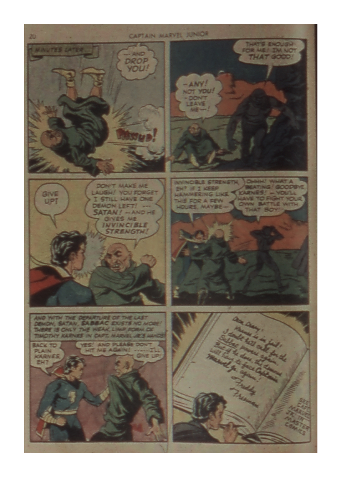 Read online Captain Marvel, Jr. comic -  Issue #4 - 21