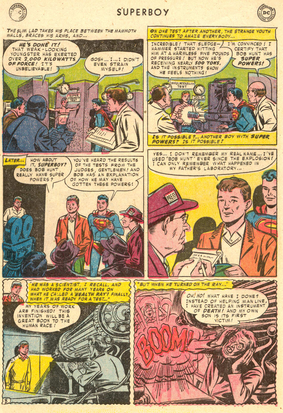 Read online Superboy (1949) comic -  Issue #21 - 34