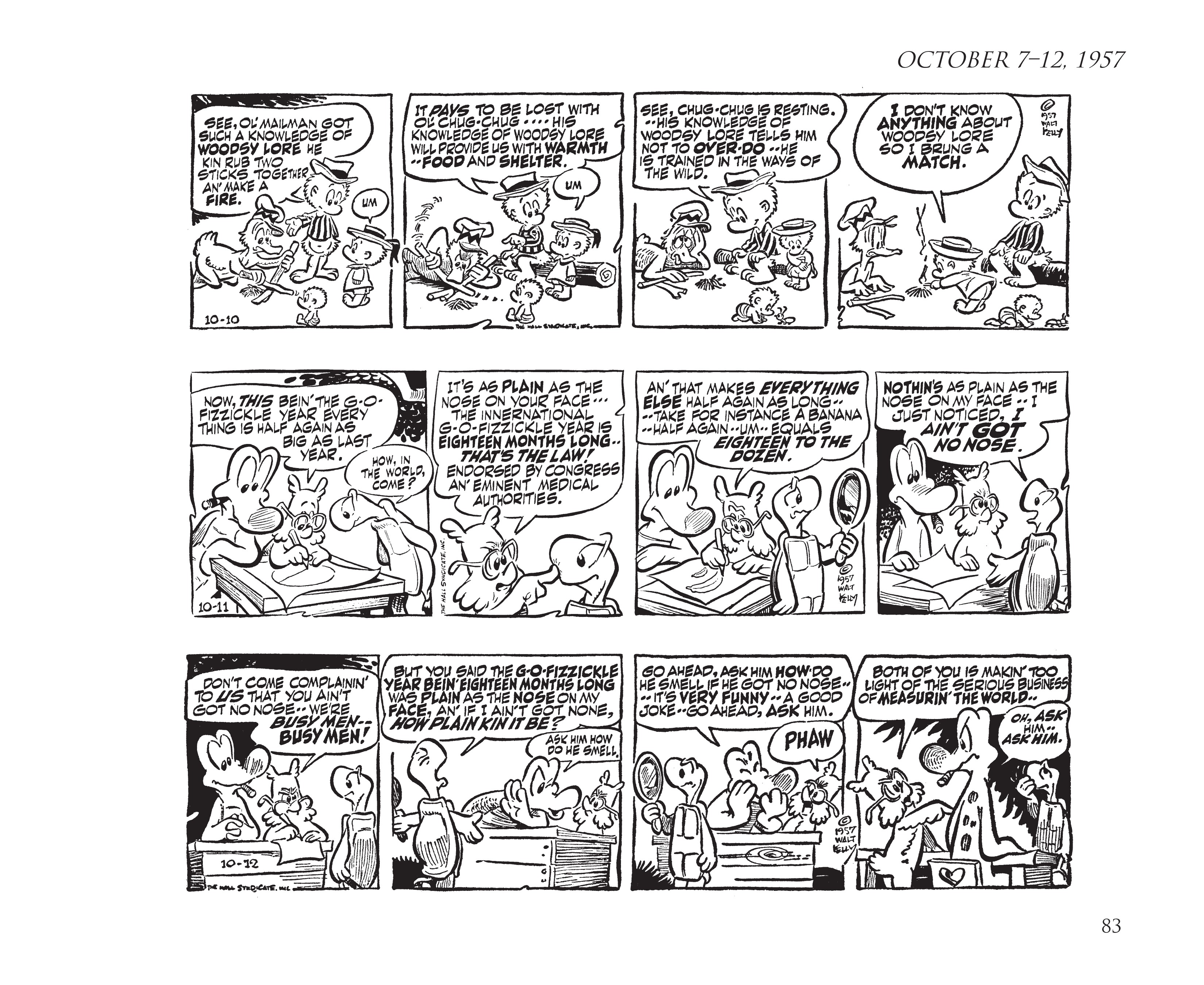 Read online Pogo by Walt Kelly: The Complete Syndicated Comic Strips comic -  Issue # TPB 5 (Part 1) - 92
