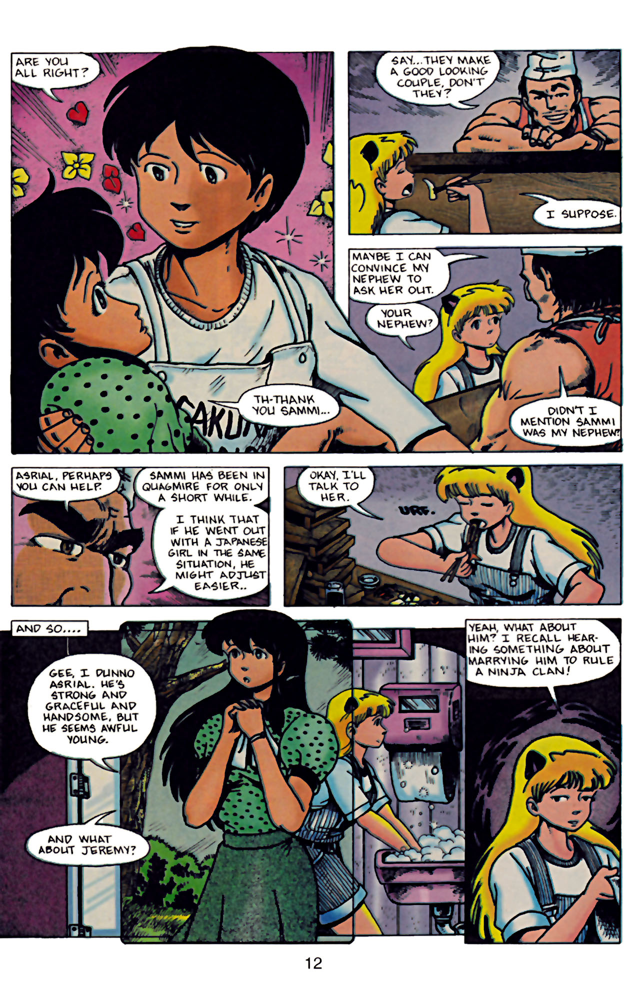 Read online Ninja High School In Color comic -  Issue #7 - 14