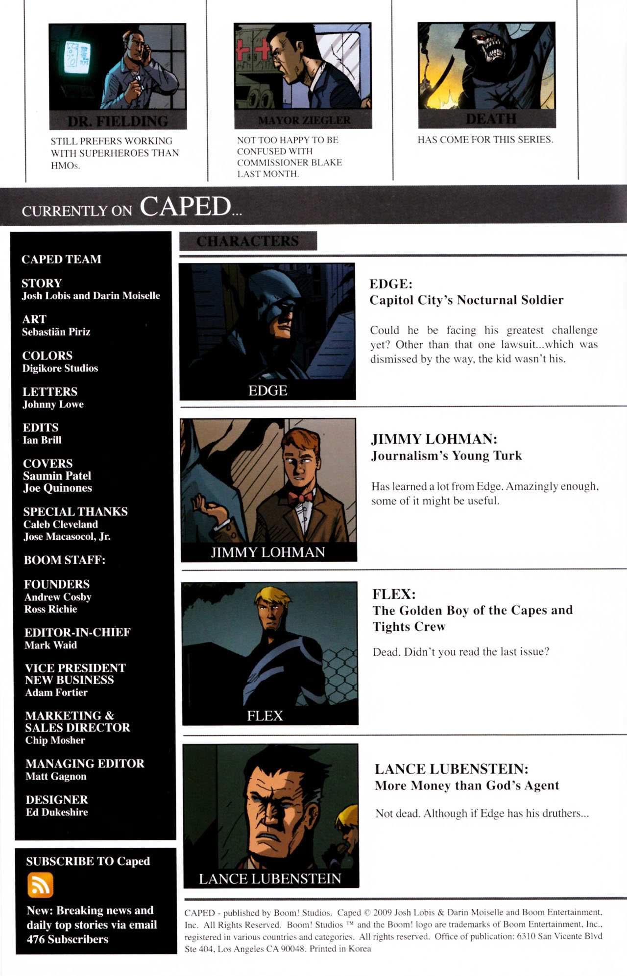 Read online Caped comic -  Issue #4 - 2