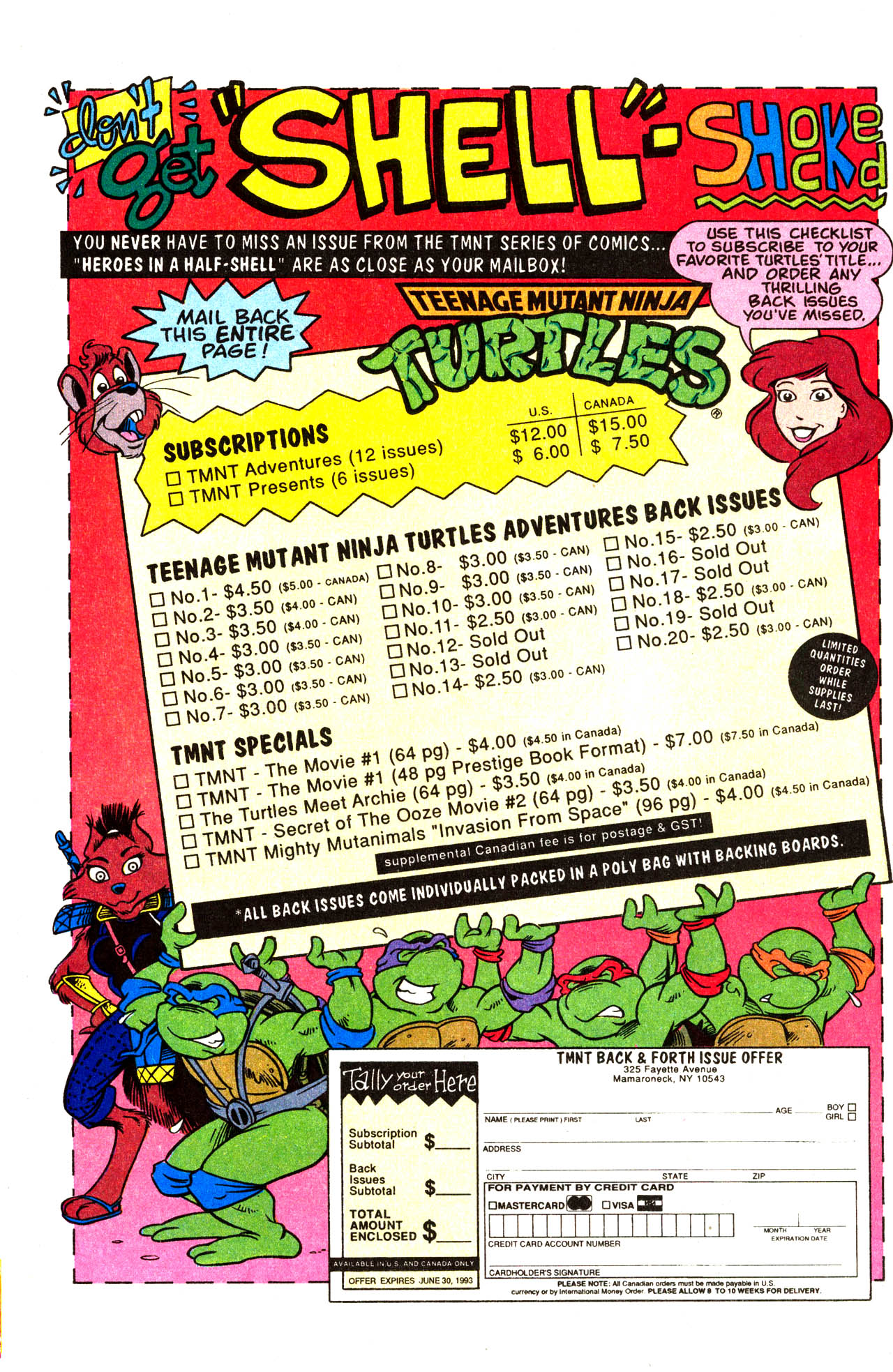Read online Teenage Mutant Ninja Turtles Adventures (1989) comic -  Issue #45 - 32