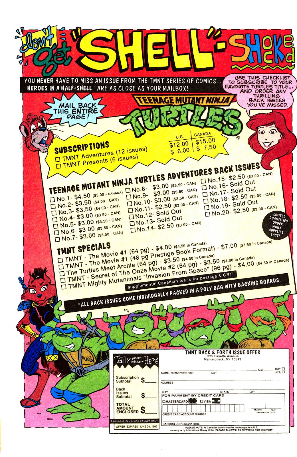 Teenage Mutant Ninja Turtles Adventures (1989) issue 45 - Page 32