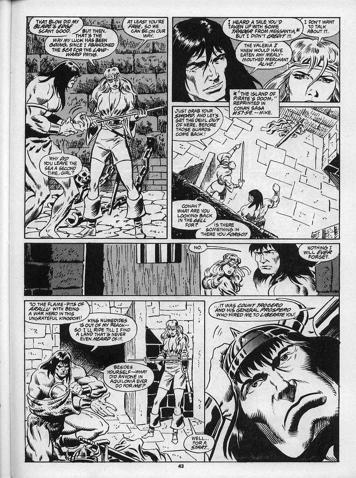 Read online The Savage Sword Of Conan comic -  Issue #201 - 45