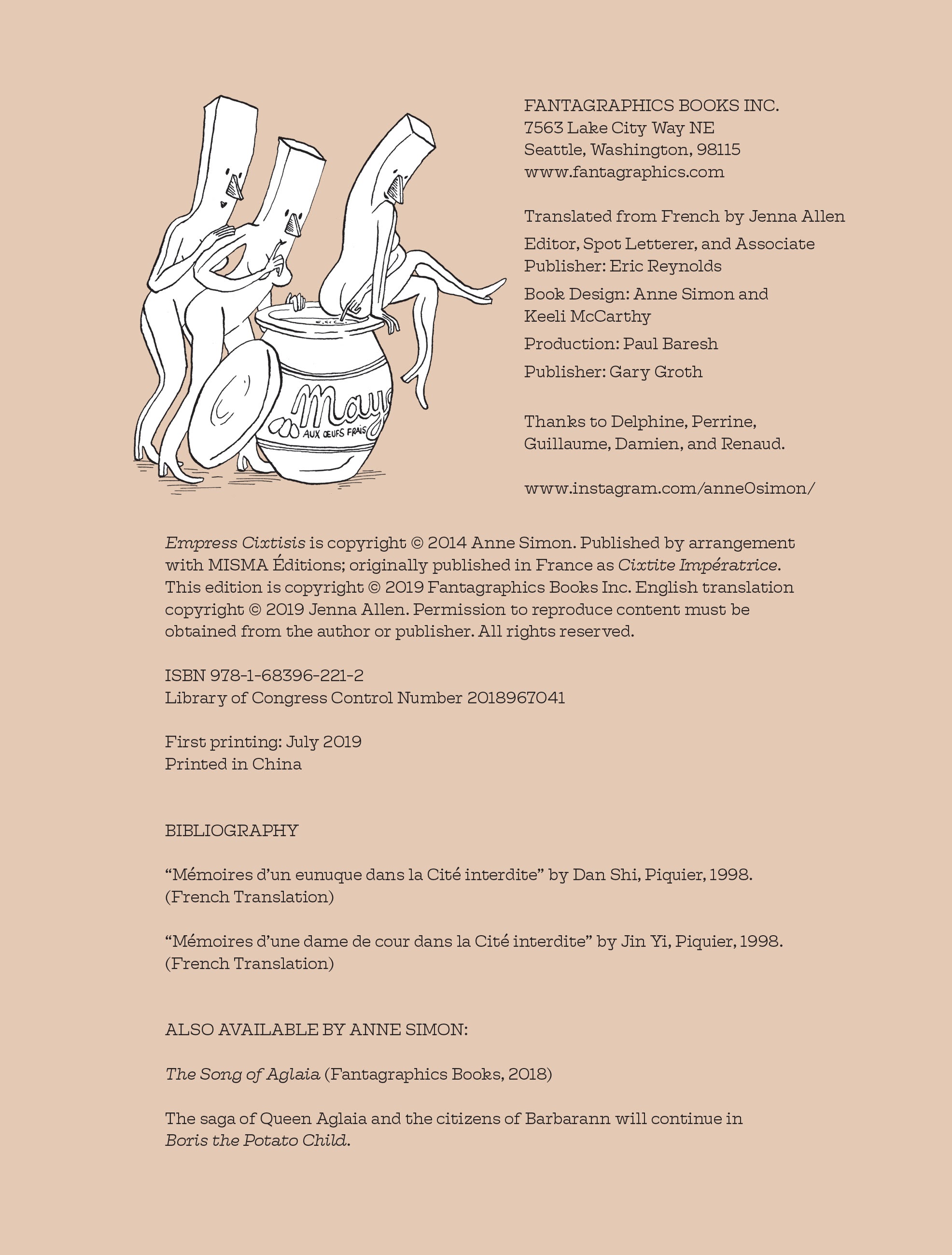 Read online The Empress Cixtisis comic -  Issue # TPB - 78